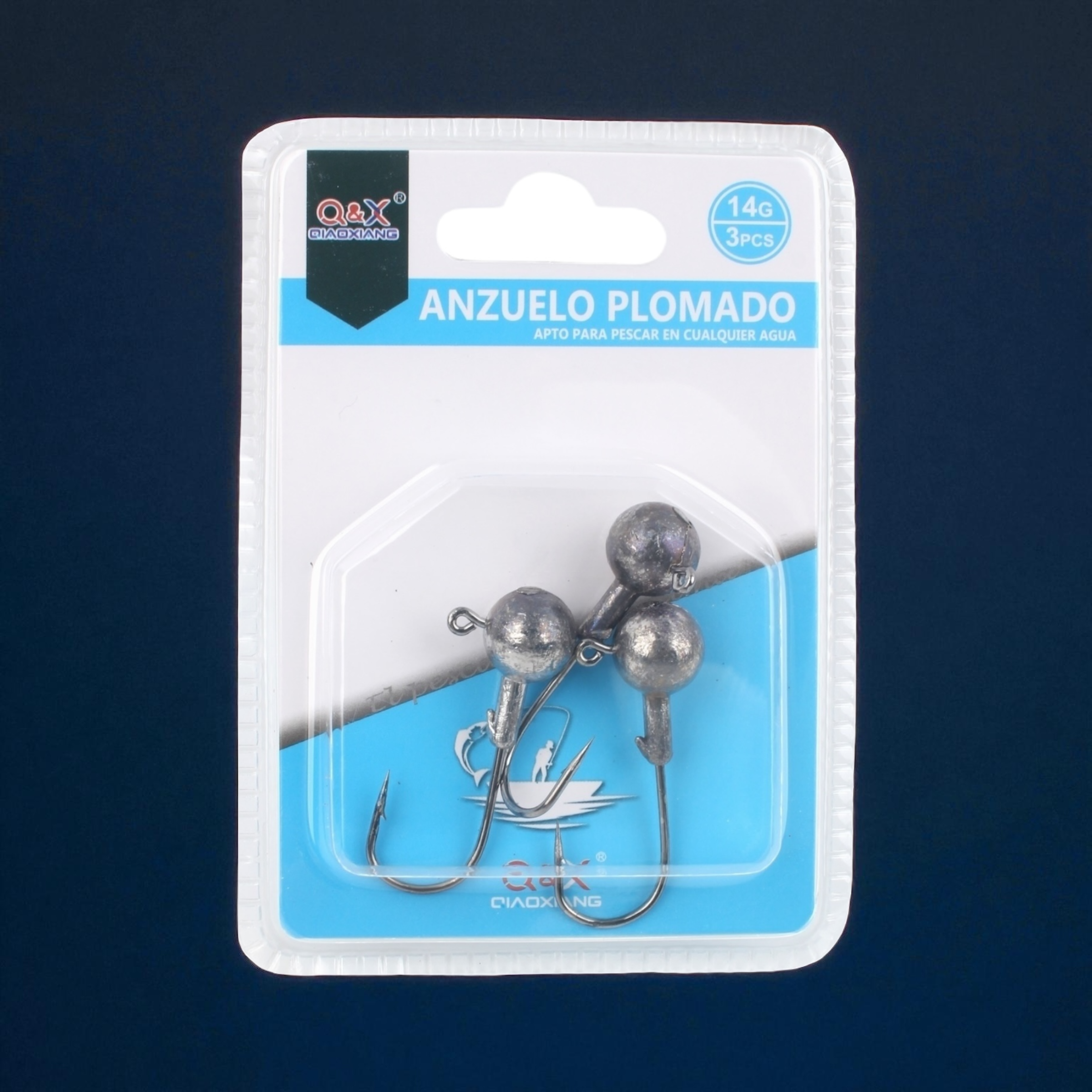 Anzuelo Plomado Redondo 14g | Qiaoxiang