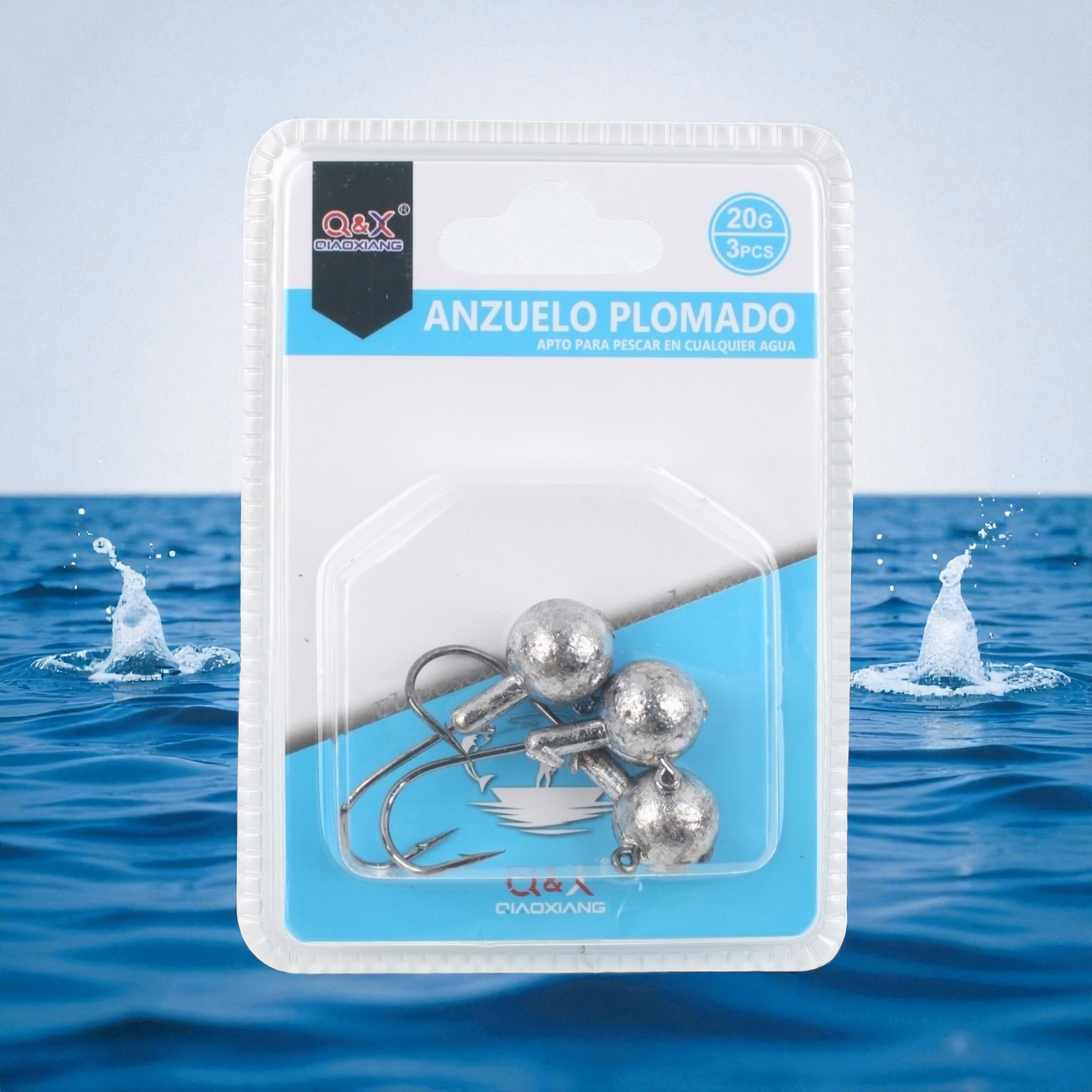 Anzuelo Plomado Redondo 20g | Qiaoxiang