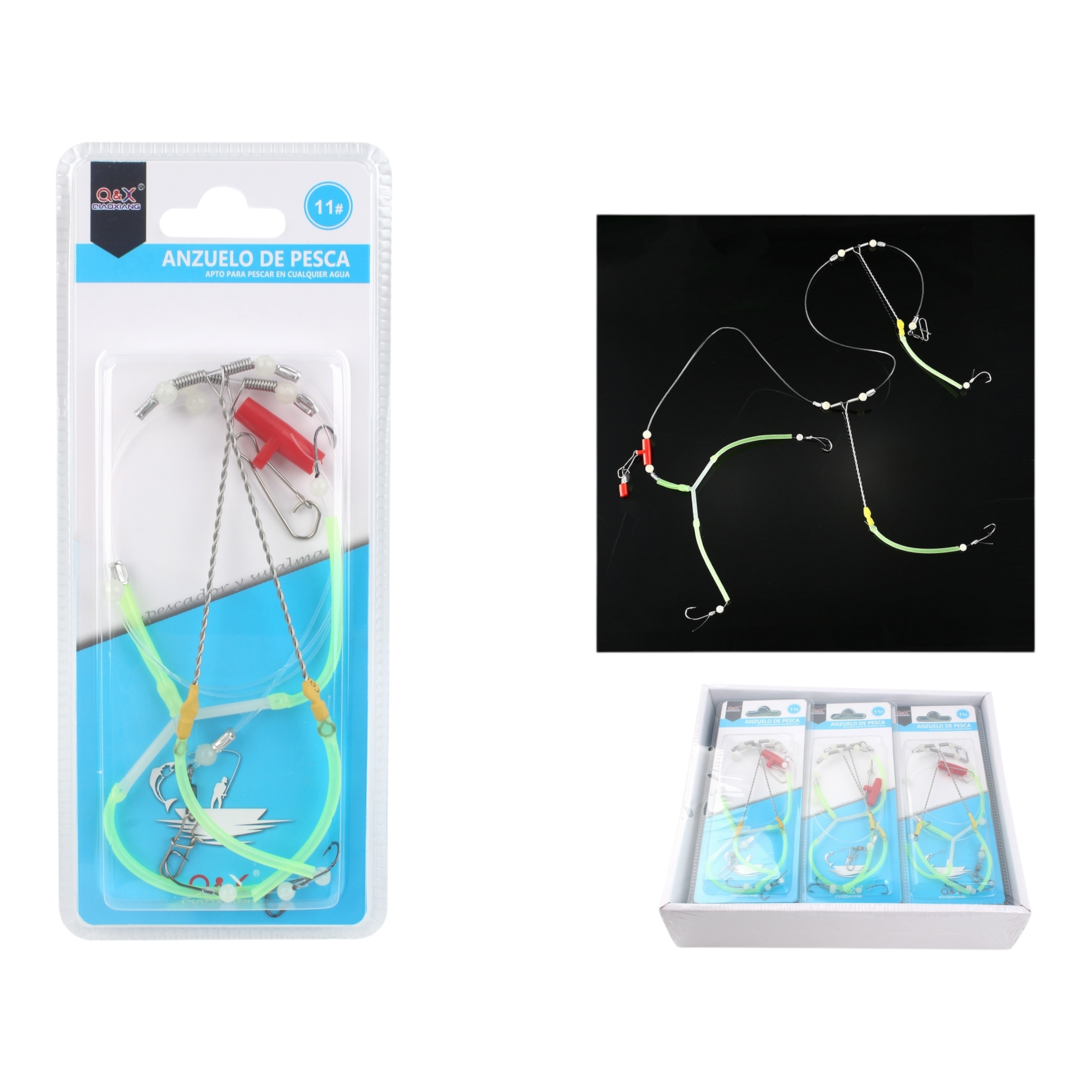Línea de Pesca con Gancho 11 | Qiaoxiang