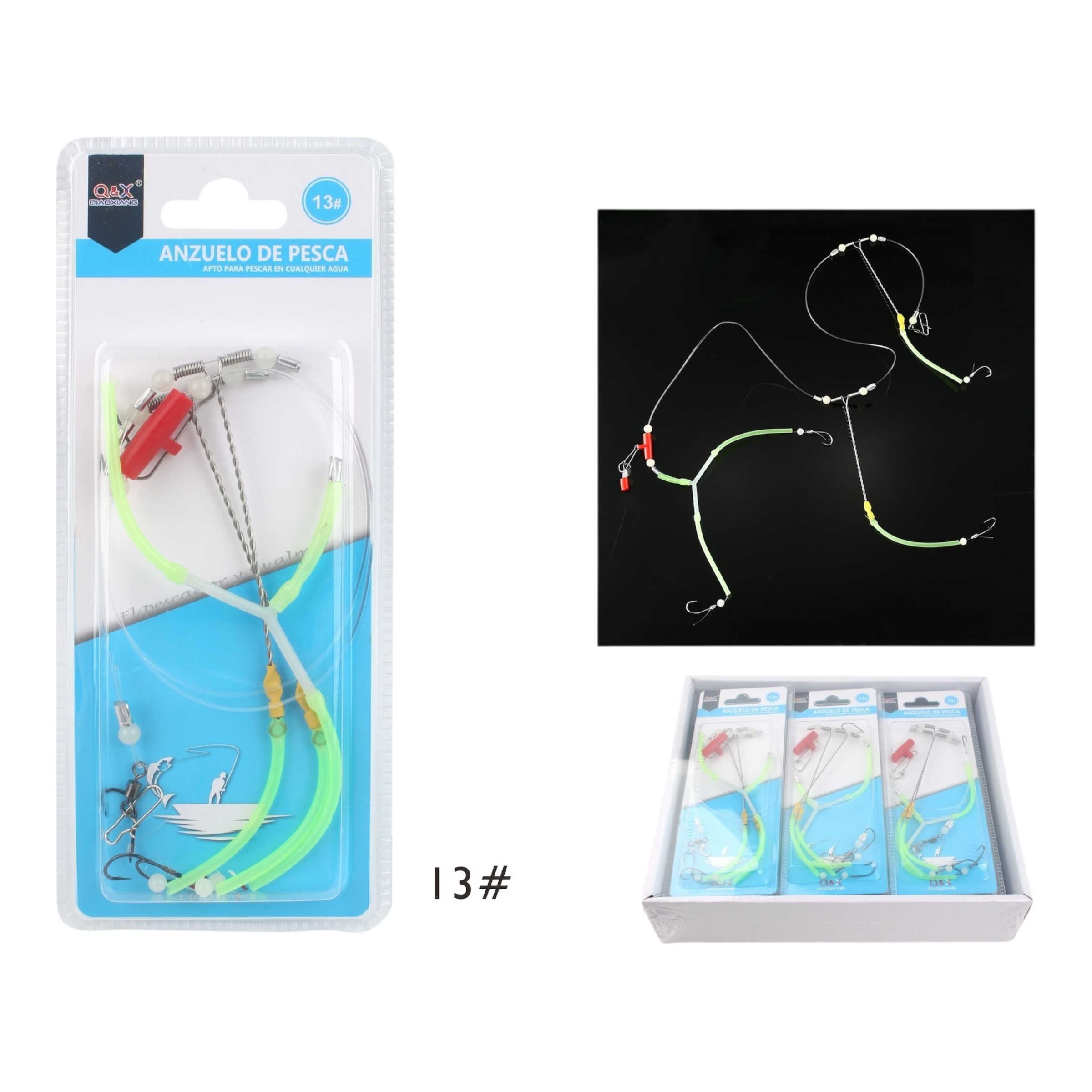 Línea de Pesca con Gancho 13 | Qiaoxiang