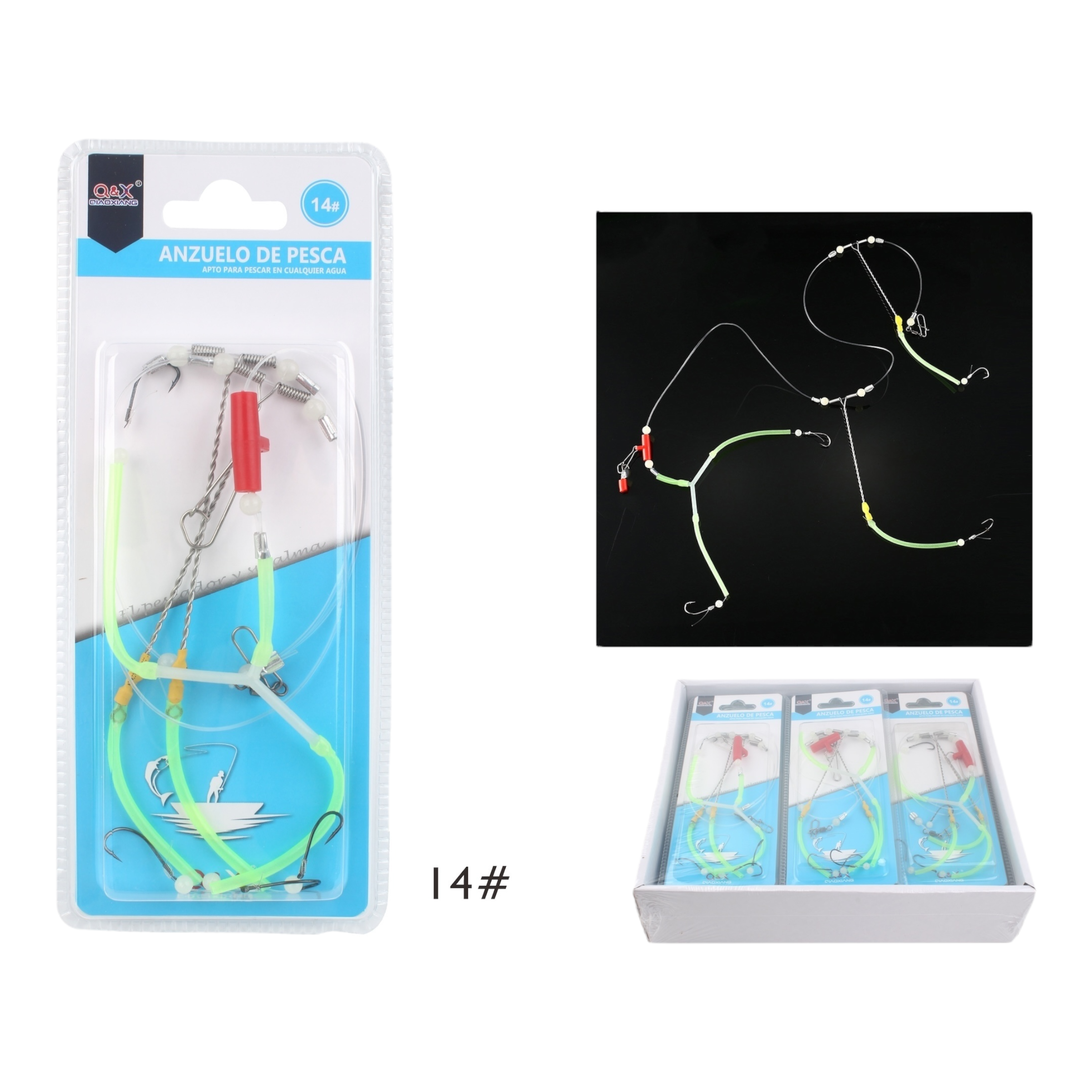 Línea de Pesca con Gancho 14 | Qiaoxiang