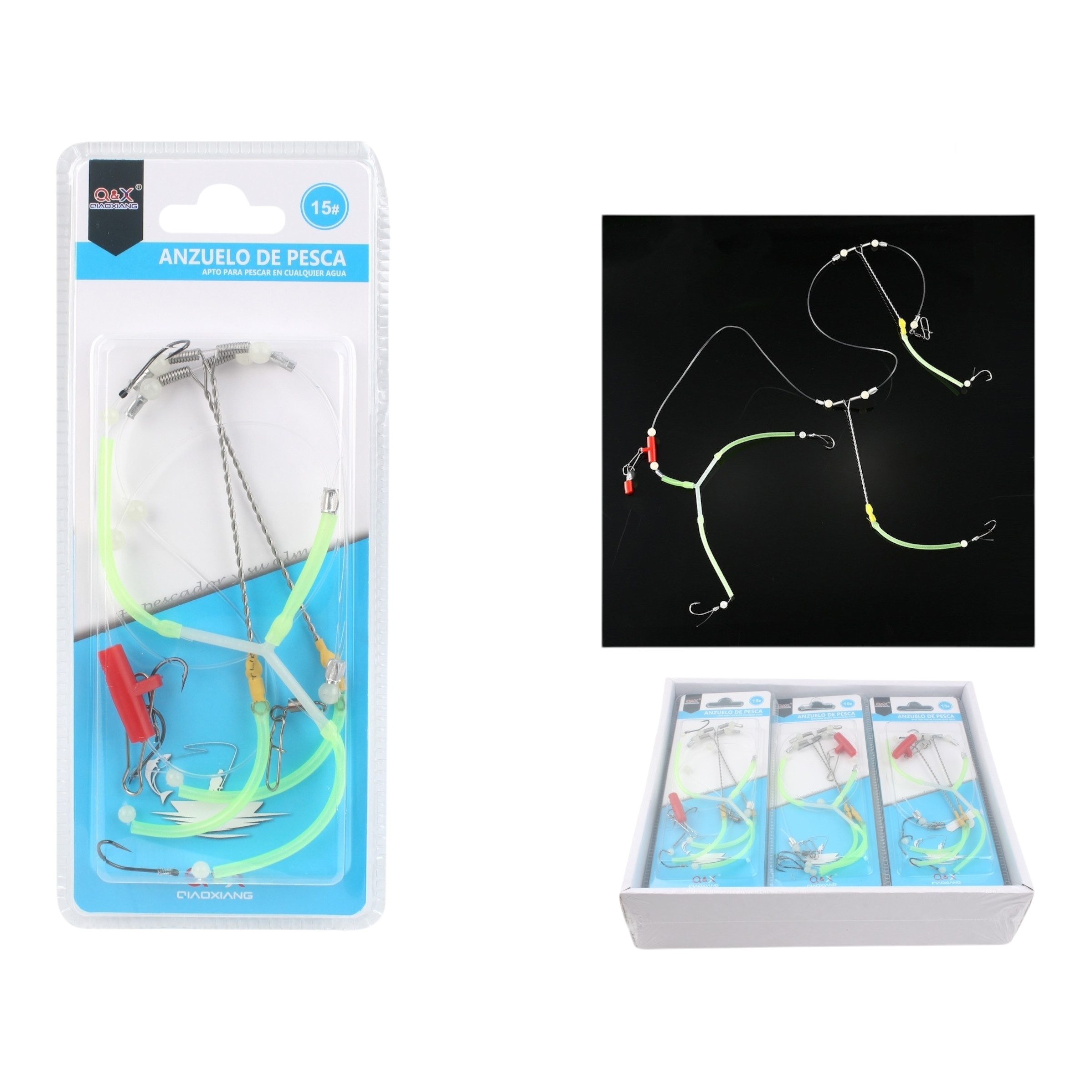 Línea de Pesca con Gancho 15 | Qiaoxiang