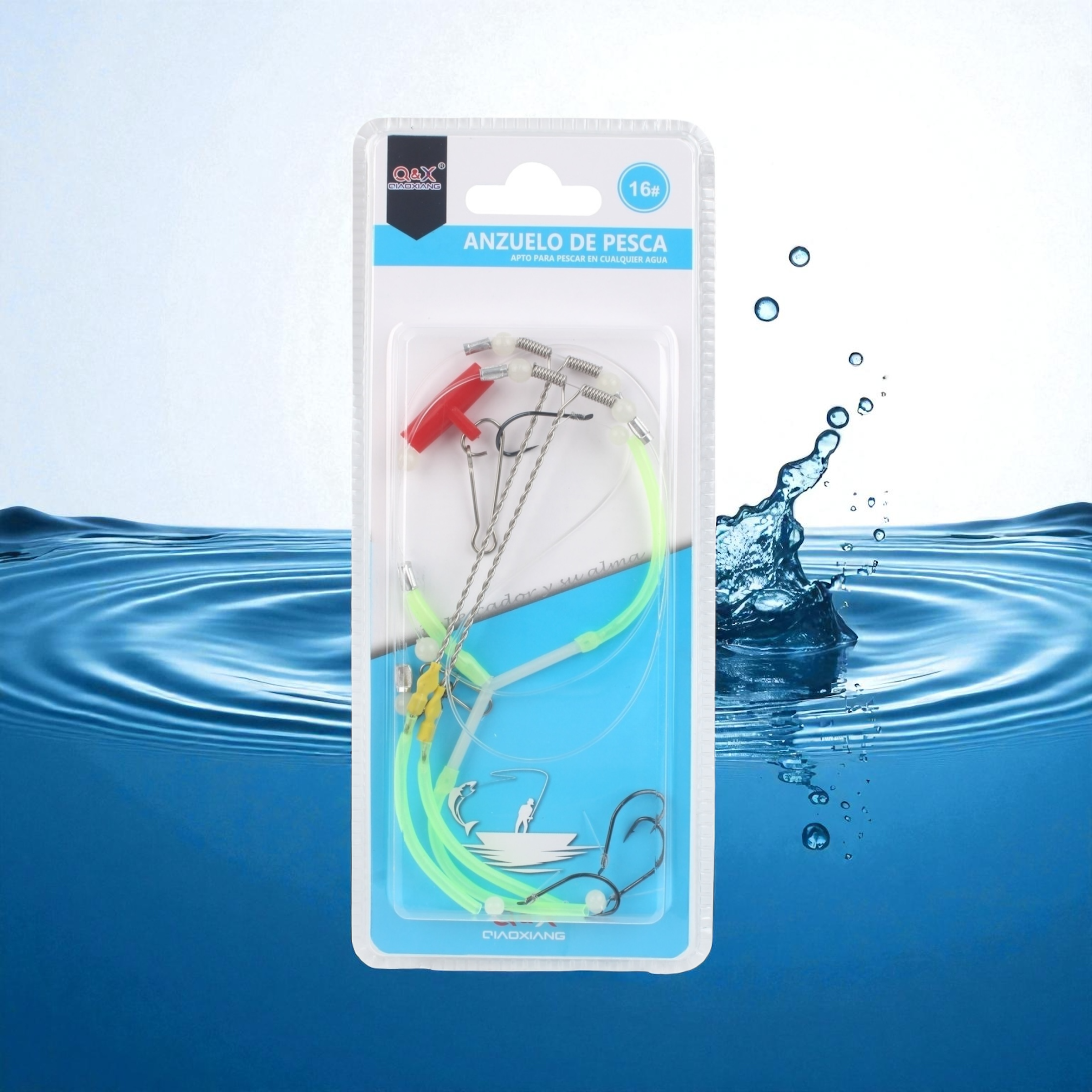 Línea de Pesca con Gancho 16 | Qiaoxiang