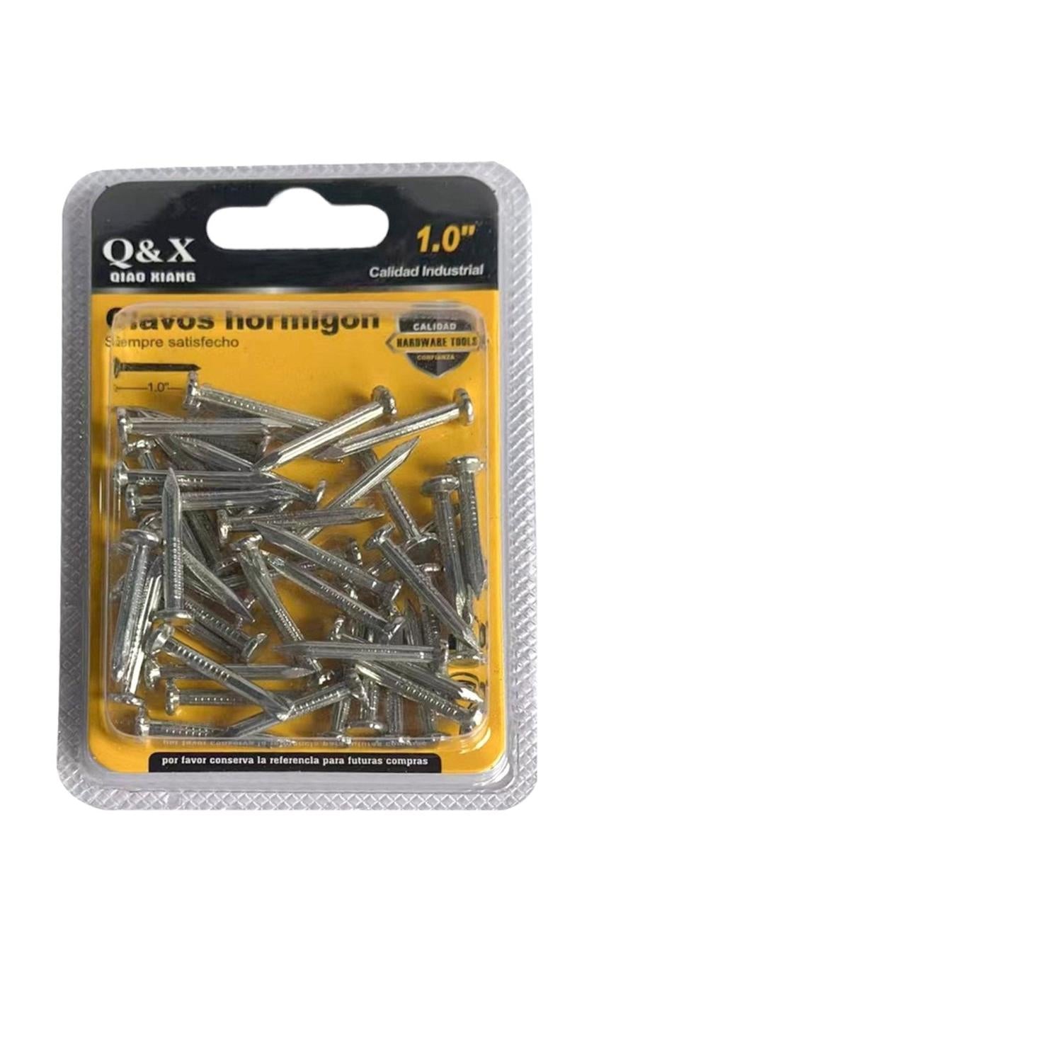 1) Tamaño Del Clavo De Cemento (Clavo De Acero