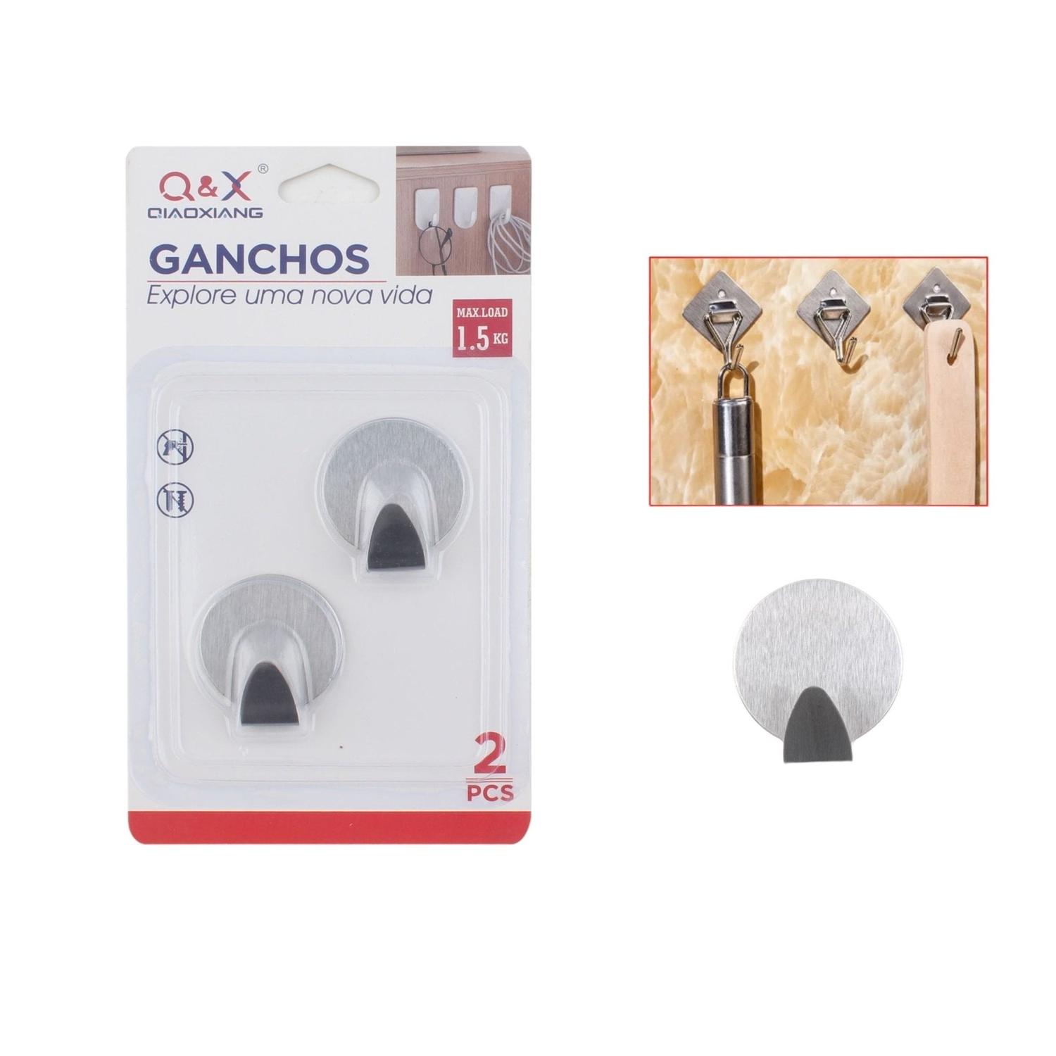 S-10415-N Gancho Adhesivo De Acero Inoxidable