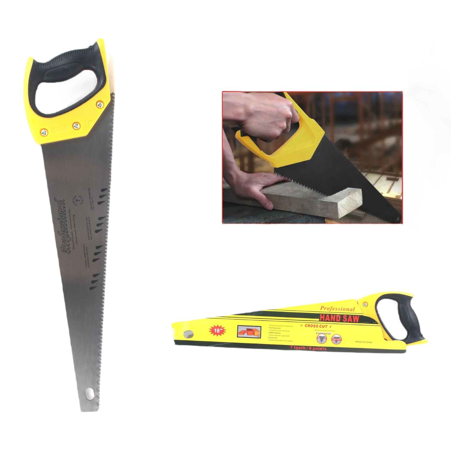 Sierra Con Mango De Pl¨¢stico De 20 Pulgadas.