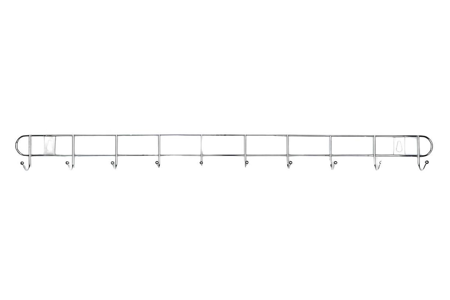 Perchero de pared met¨¢lico 10 perchas