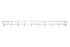 Perchero de pared met¨¢lico 10 perchas