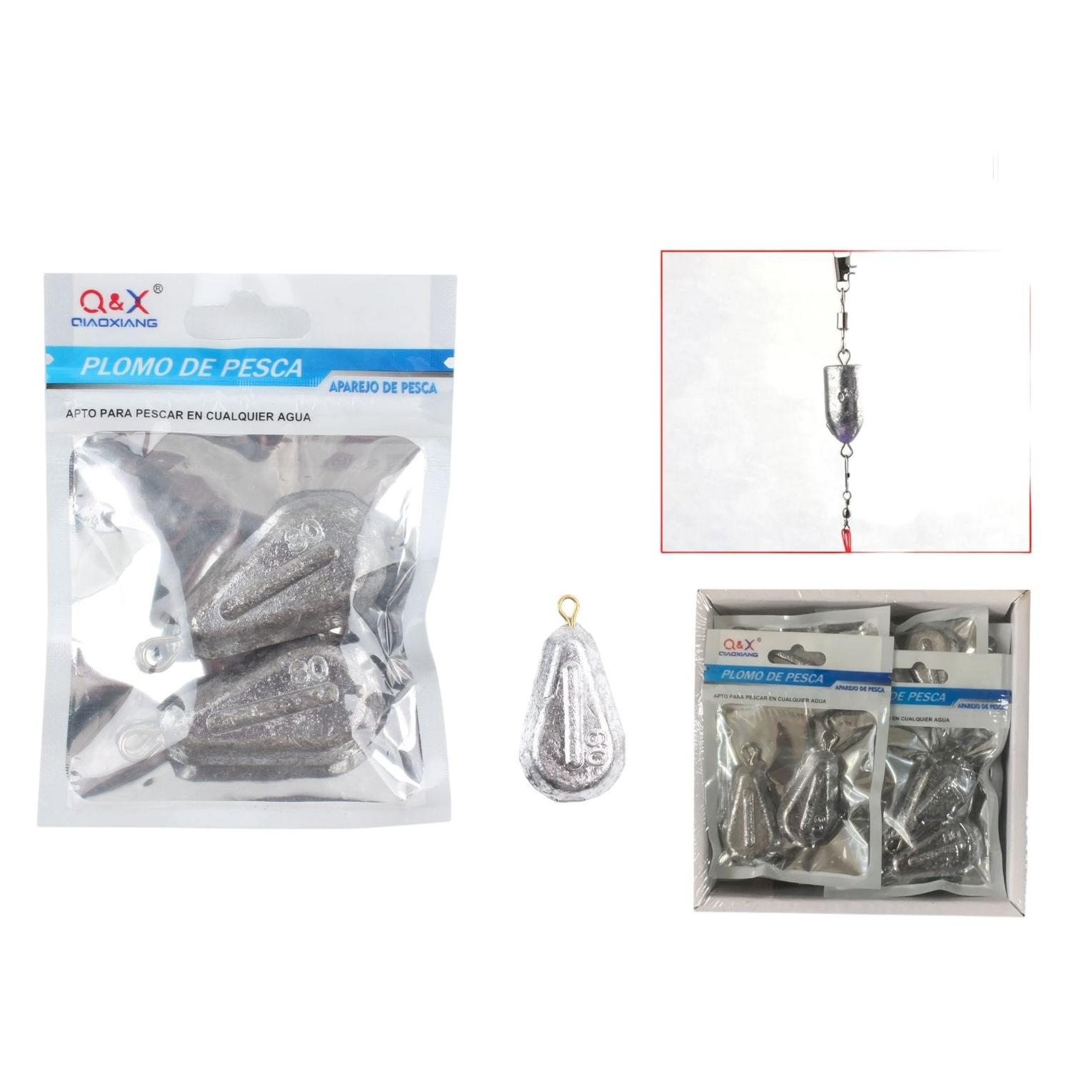 Colgante De Plomo Con Anillo De Cintur¨®n Plano, 80G, 2 Uds.