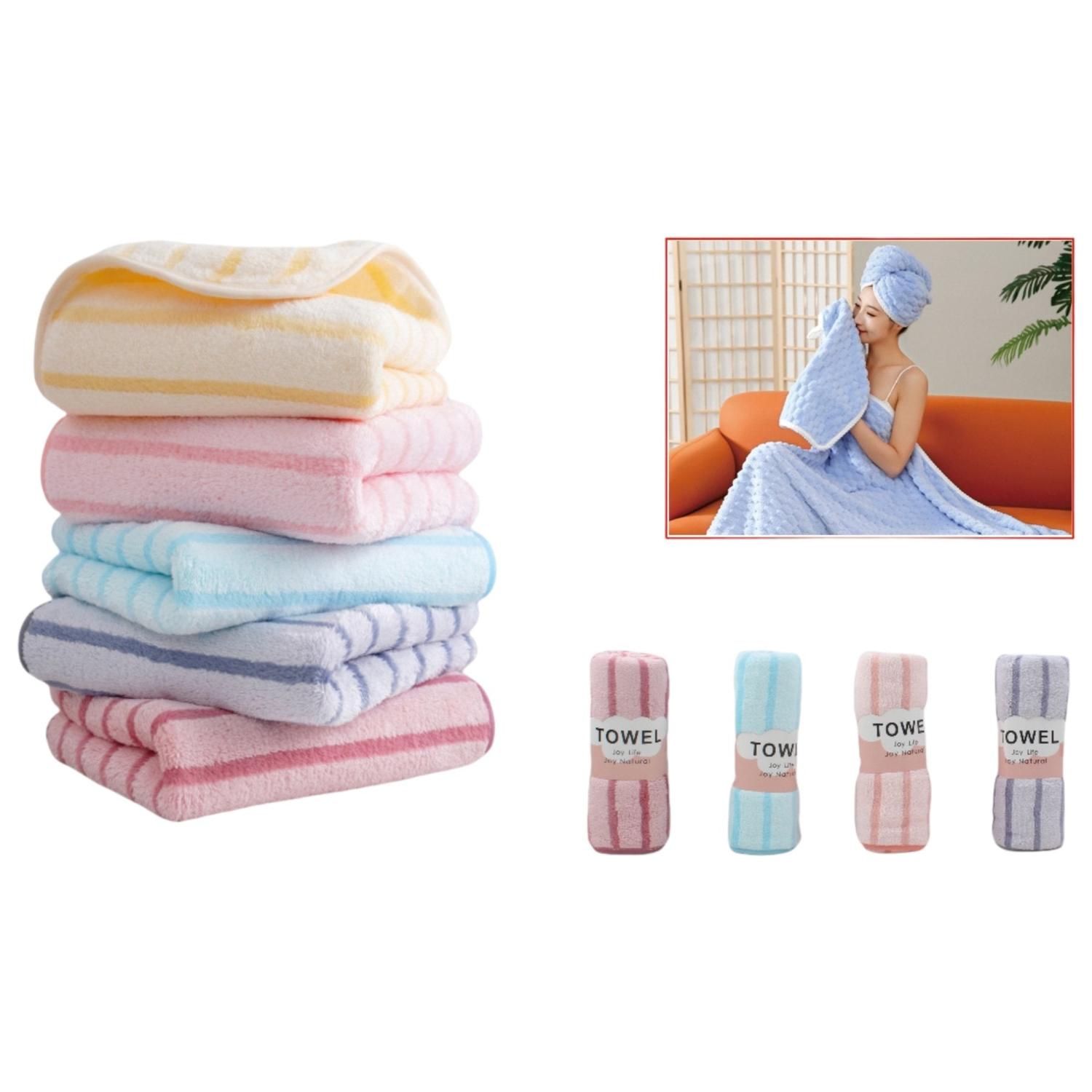 H-523 Toalla Rayas Anchas Y Estrechas 35*75