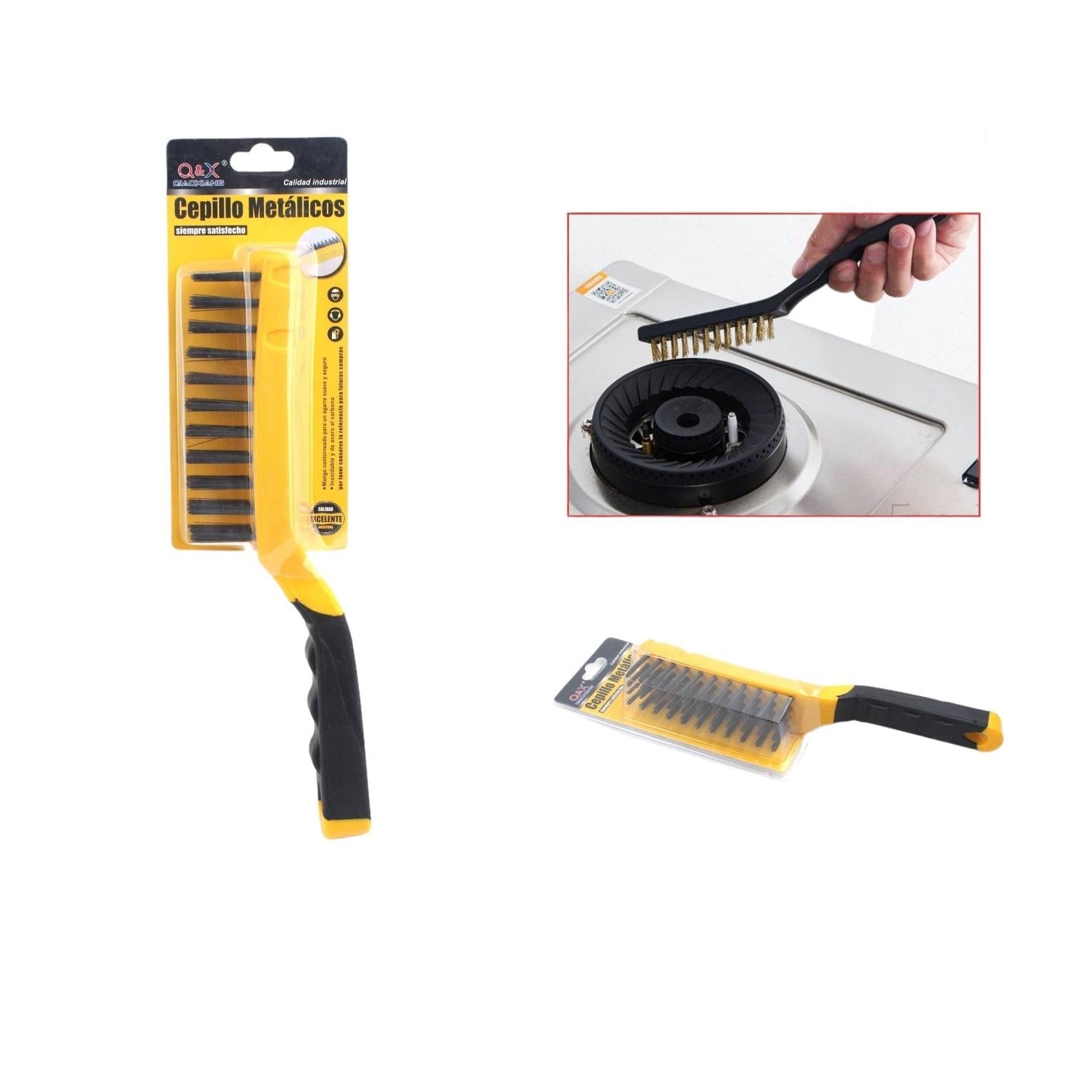 Cepillo De Alambre Con Mango De Pl¨¢stico Sin Pala De Acero.