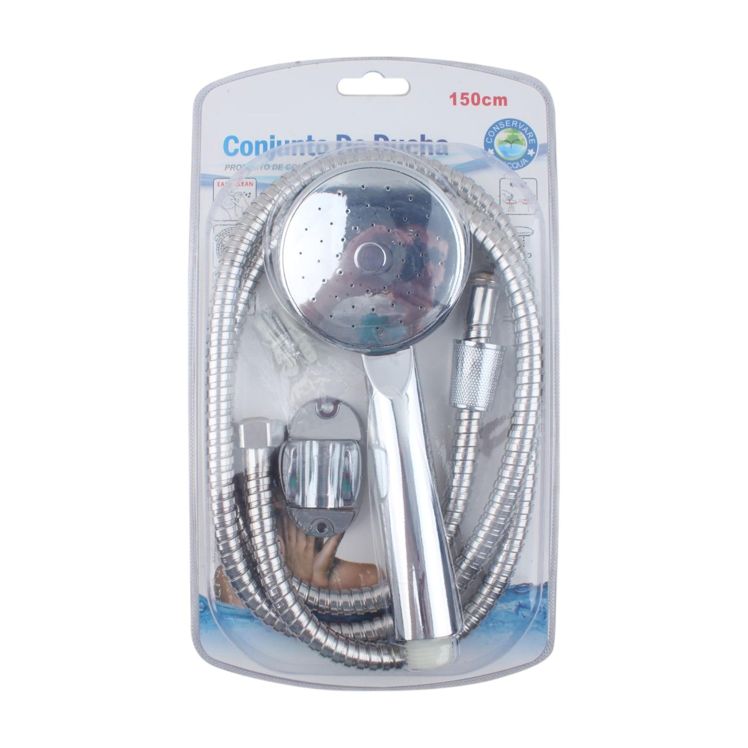 Juego de rociador de ducha con tubería de agua de 1,5 m