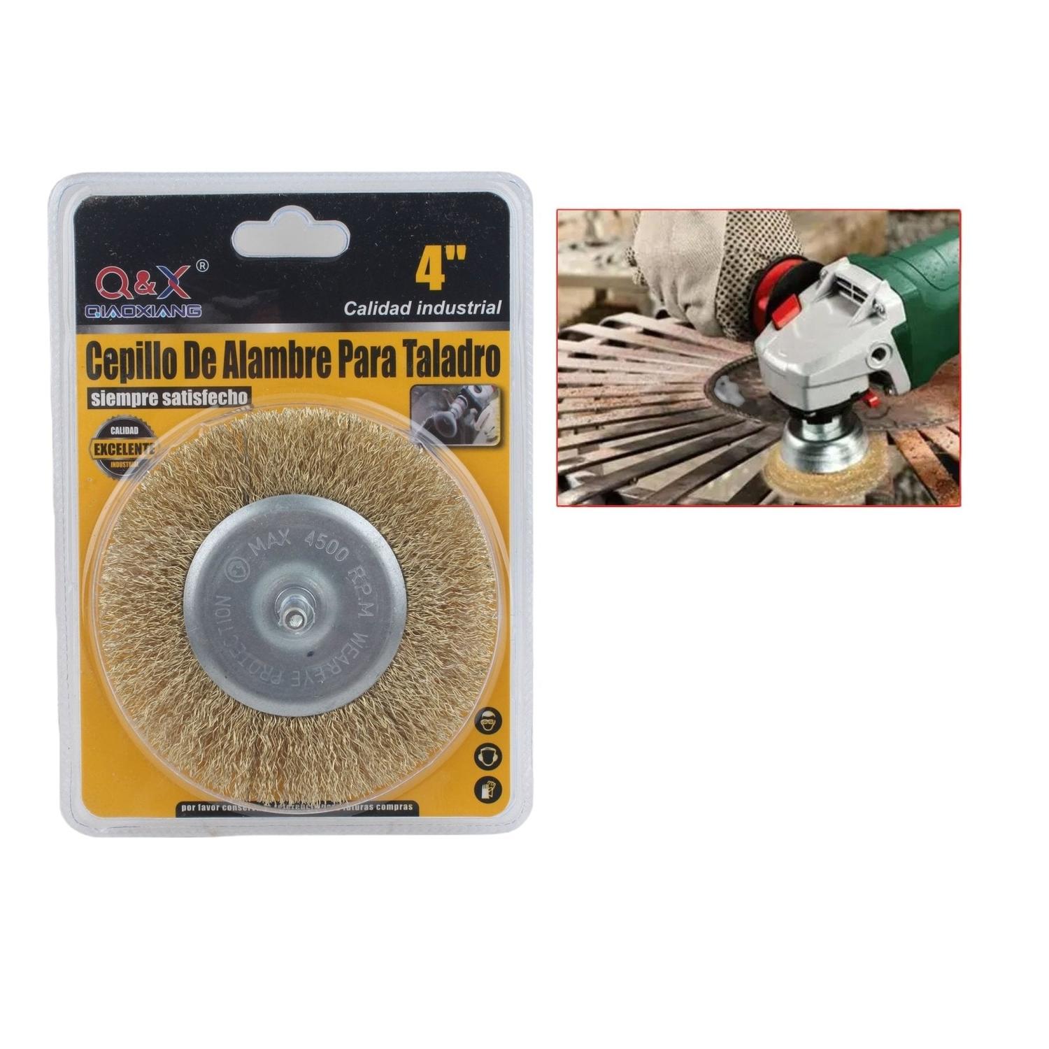 Cepillo De Alambre Curvo Plano De 4Pulgada