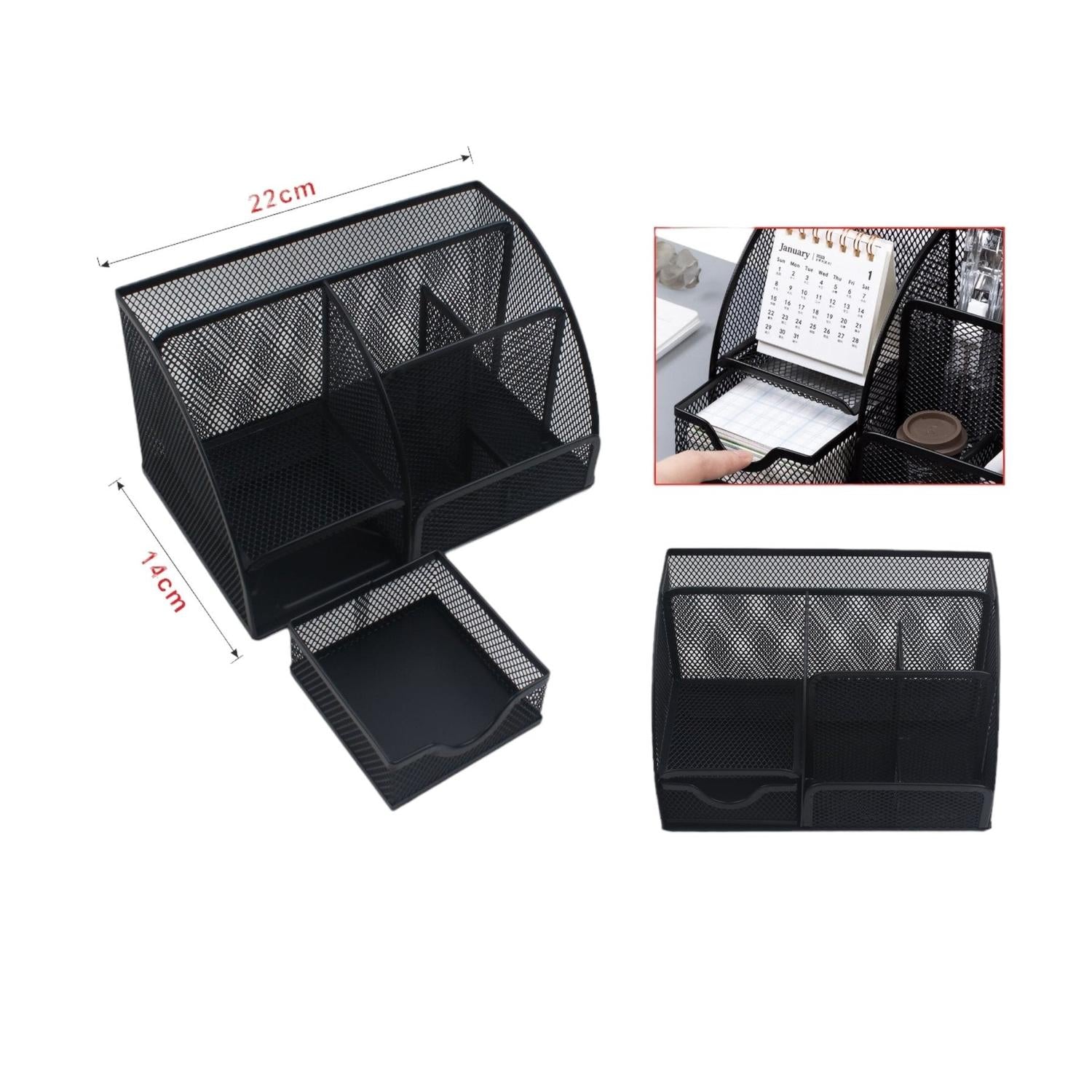 Organizador de Escritorio Metálico