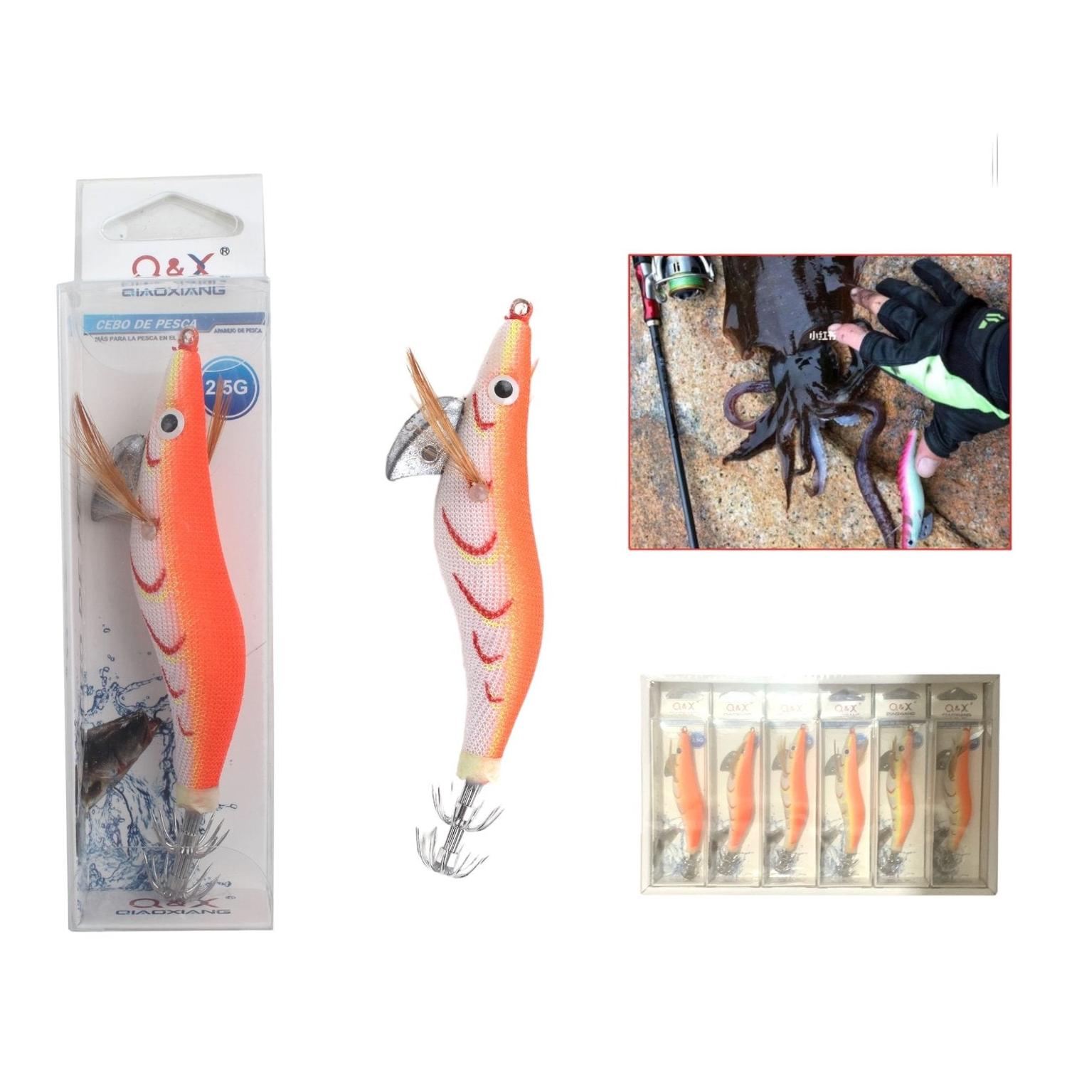 Señuelo Artificial Tipo Camarón 2.5G