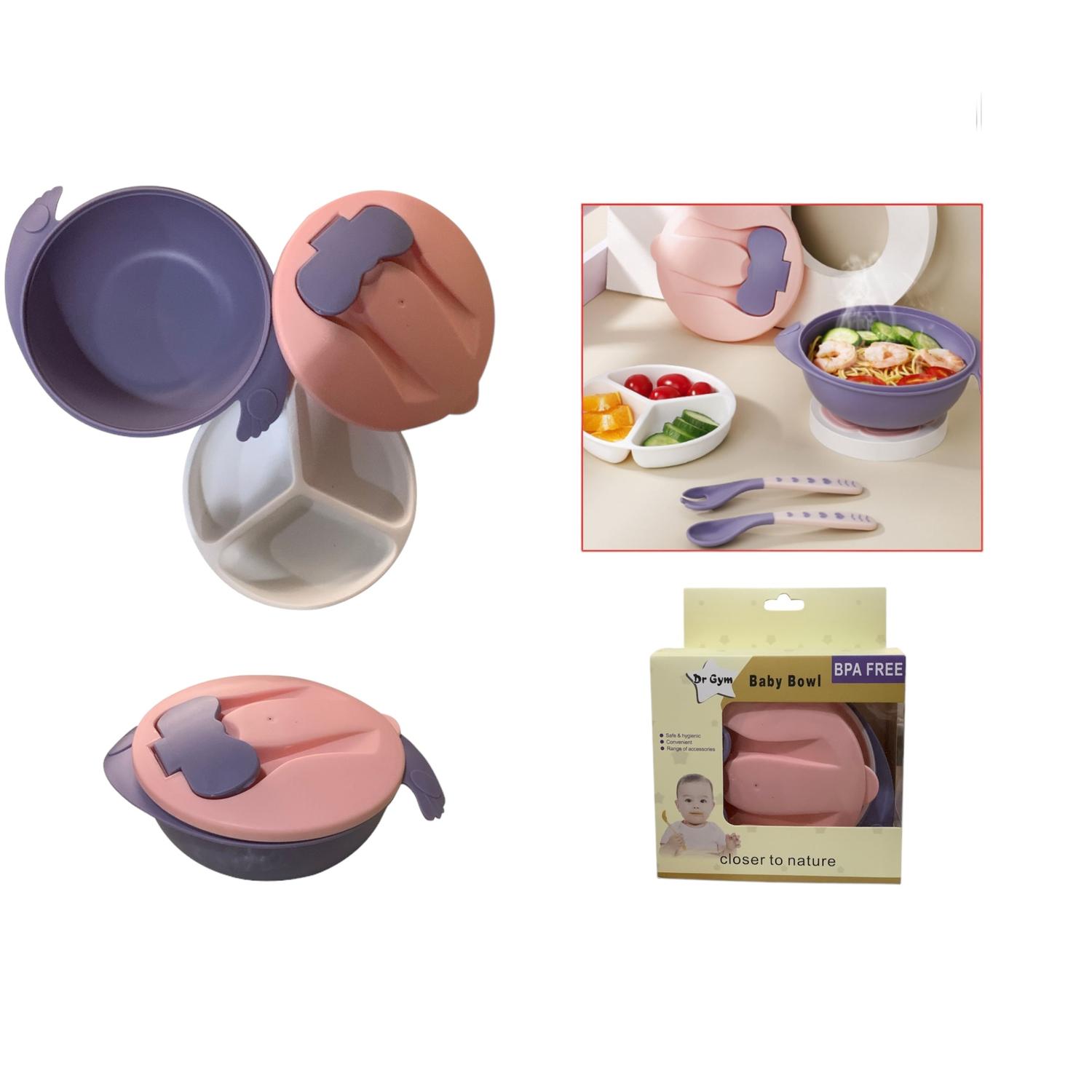 Set De 4 Piezas De Ventosa Y Cuenco Baby Xw (Desmontado Con Caja)