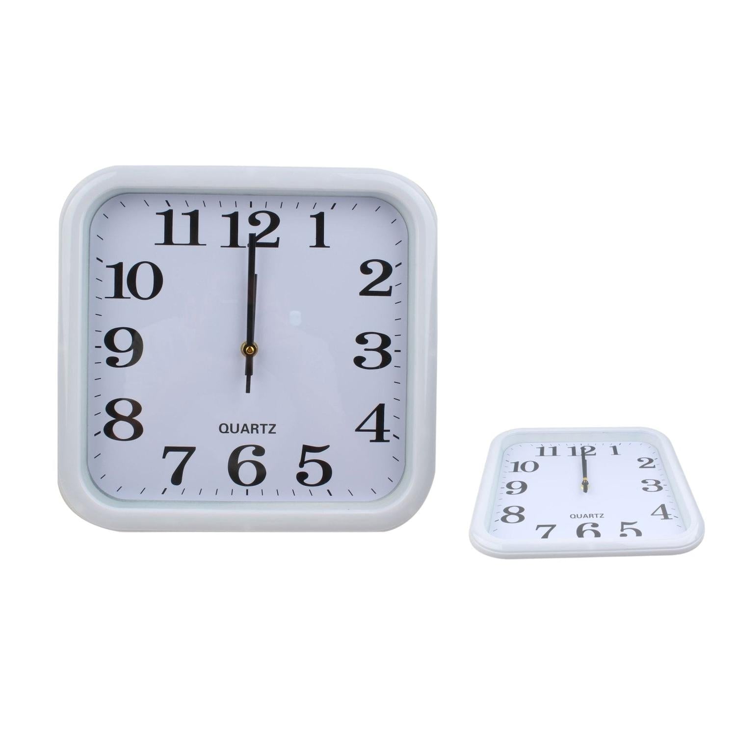 Reloj De Pared De 30 Cm Cuadrado