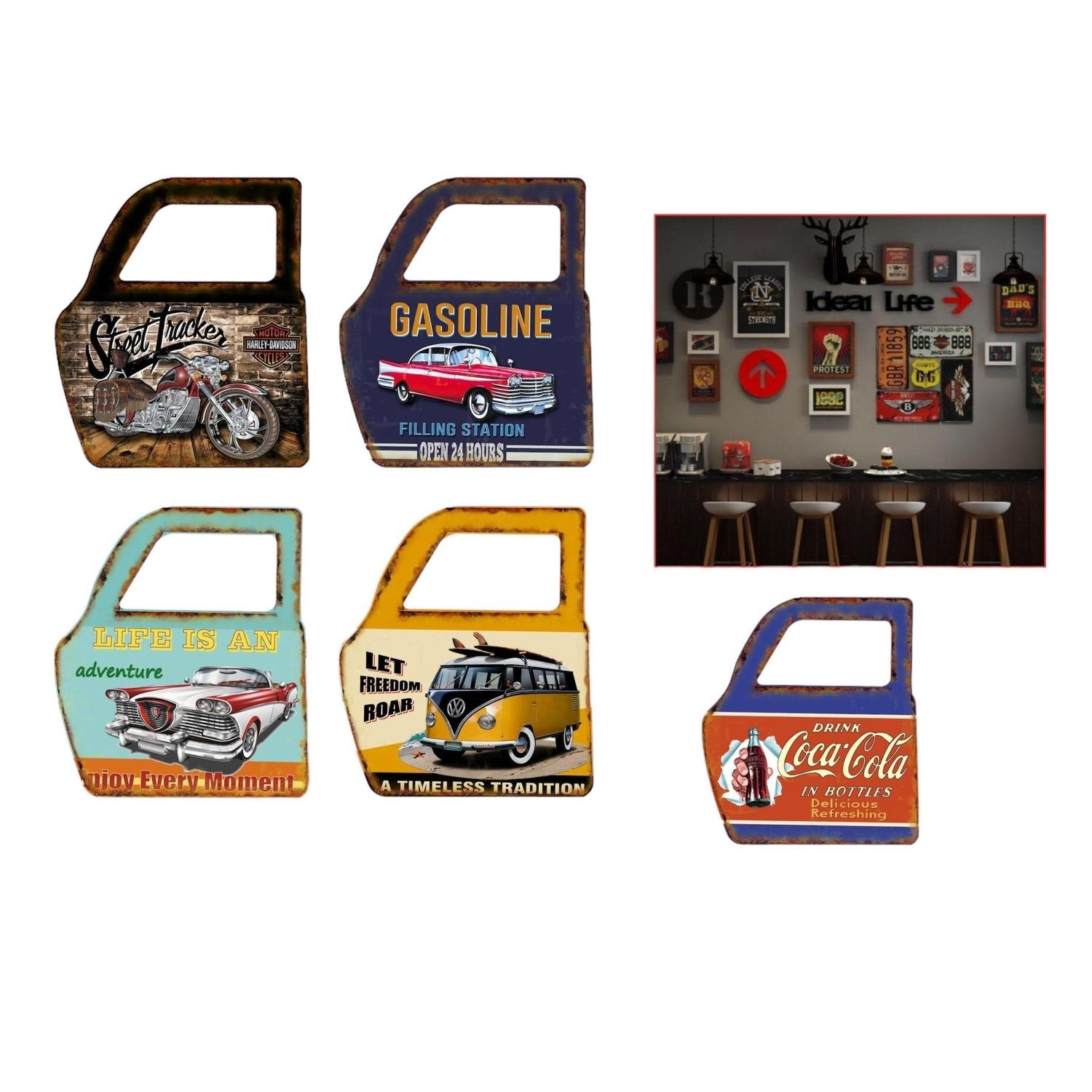 Pintura Hojalata Puerta Coche+Espejo 30X35