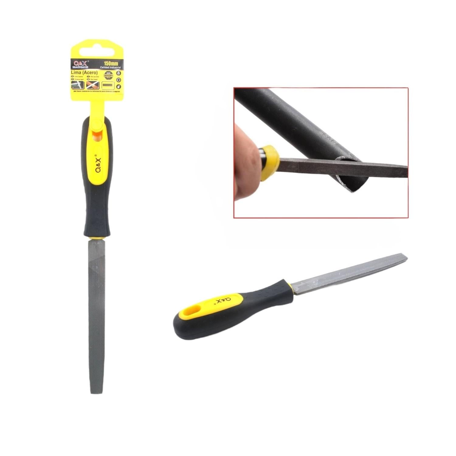 Lima De Acero Plana Para Acero 150Mm