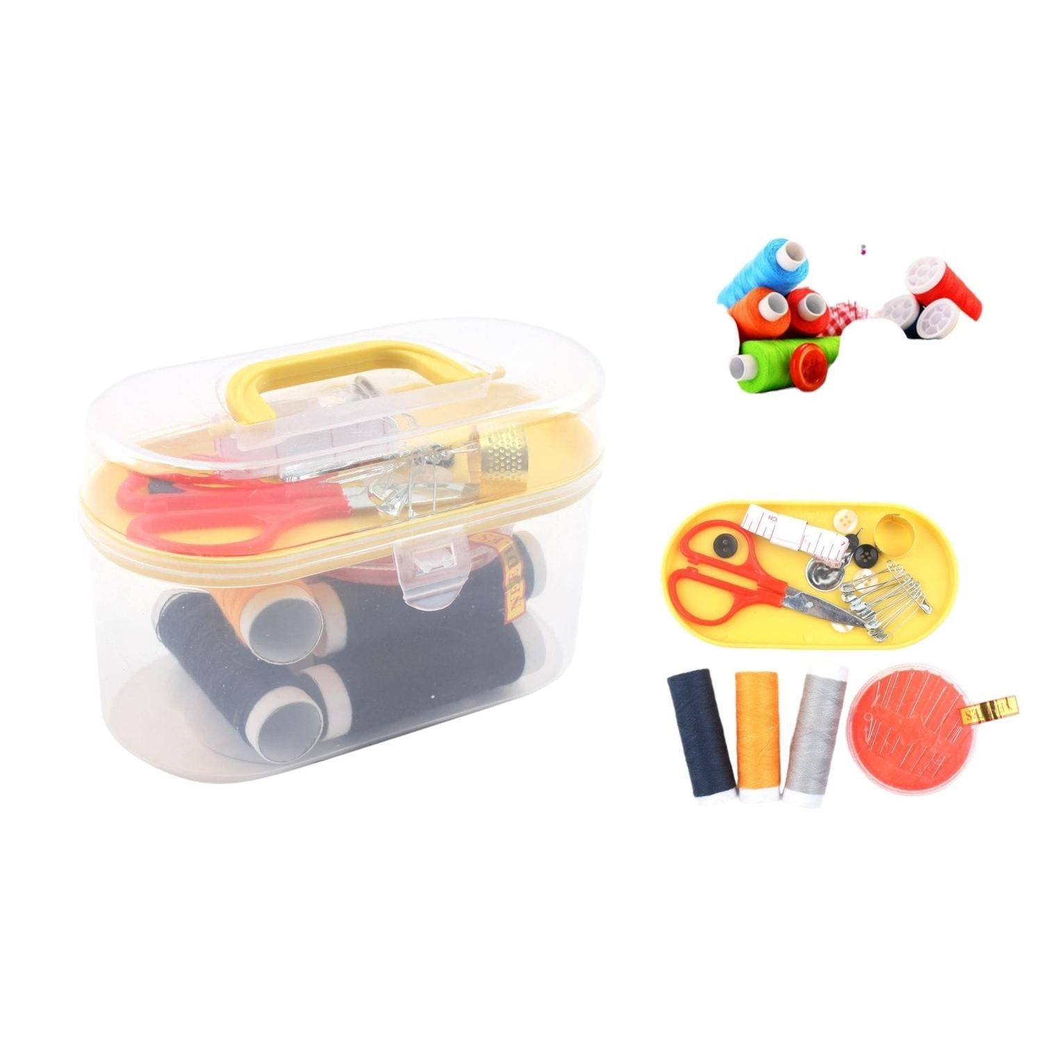 Kit de Costura Portátil – Caja de Hilo con Accesorios
