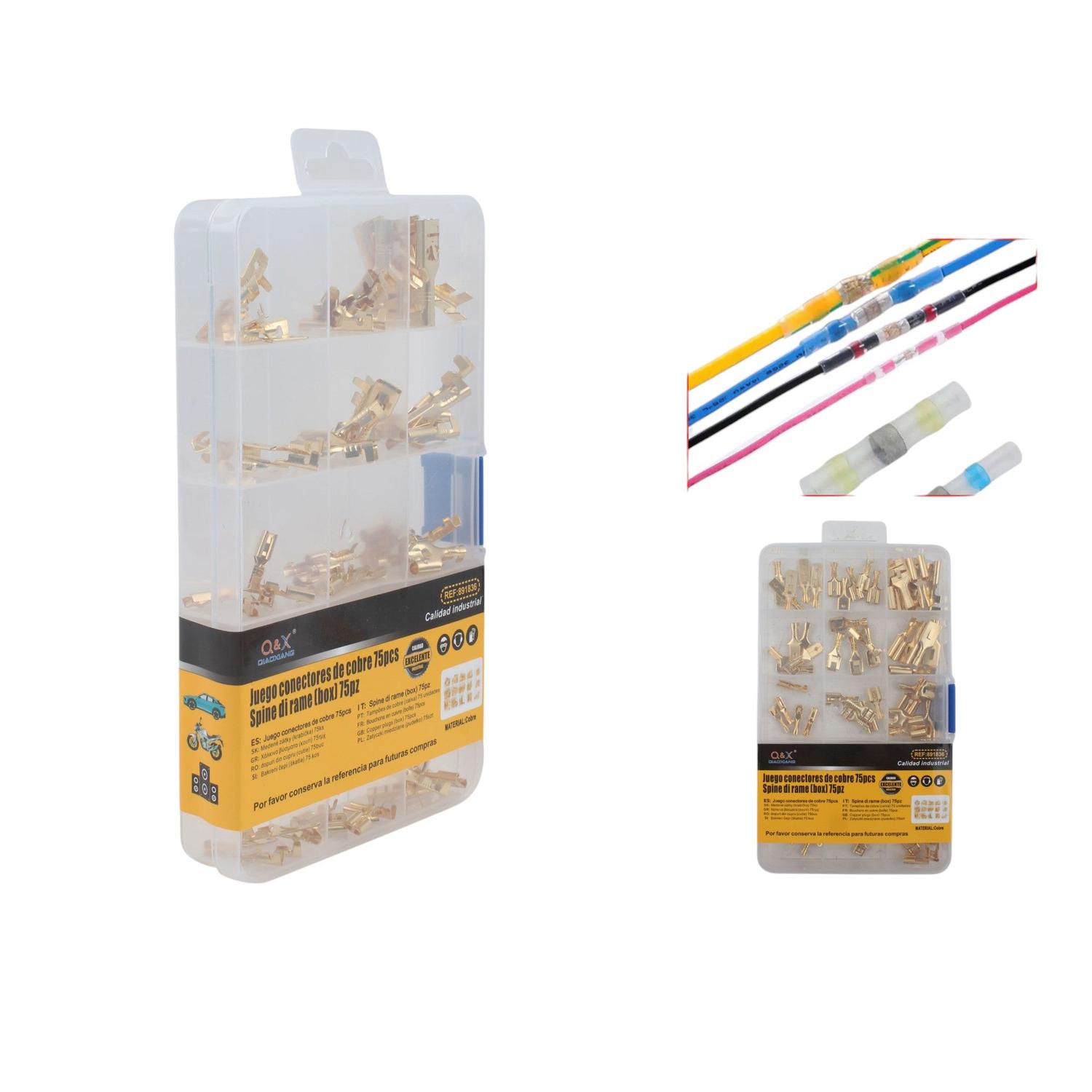 75 Pcs Conectores De Cobre (Empaquetados)