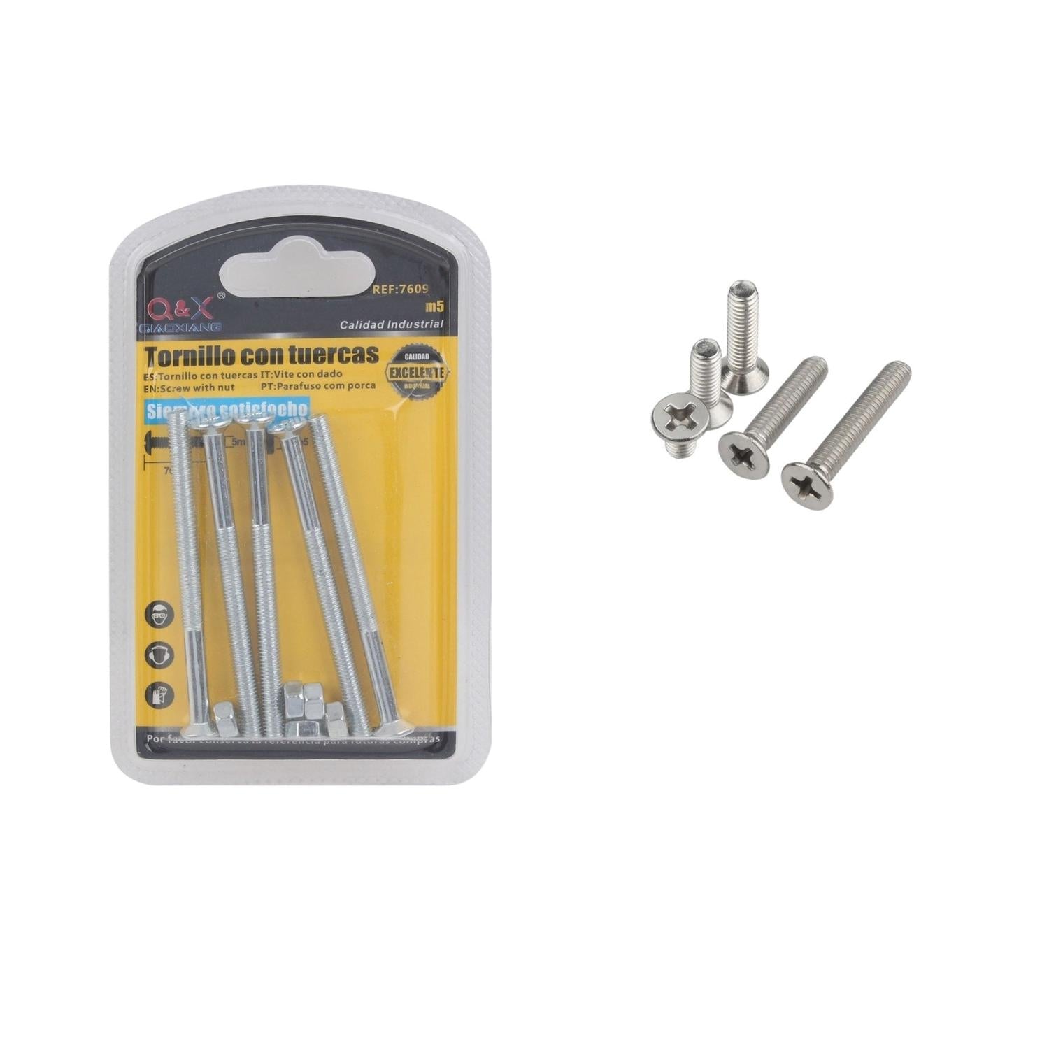 Perno Cruzado Con Tuerca 5*50+M5