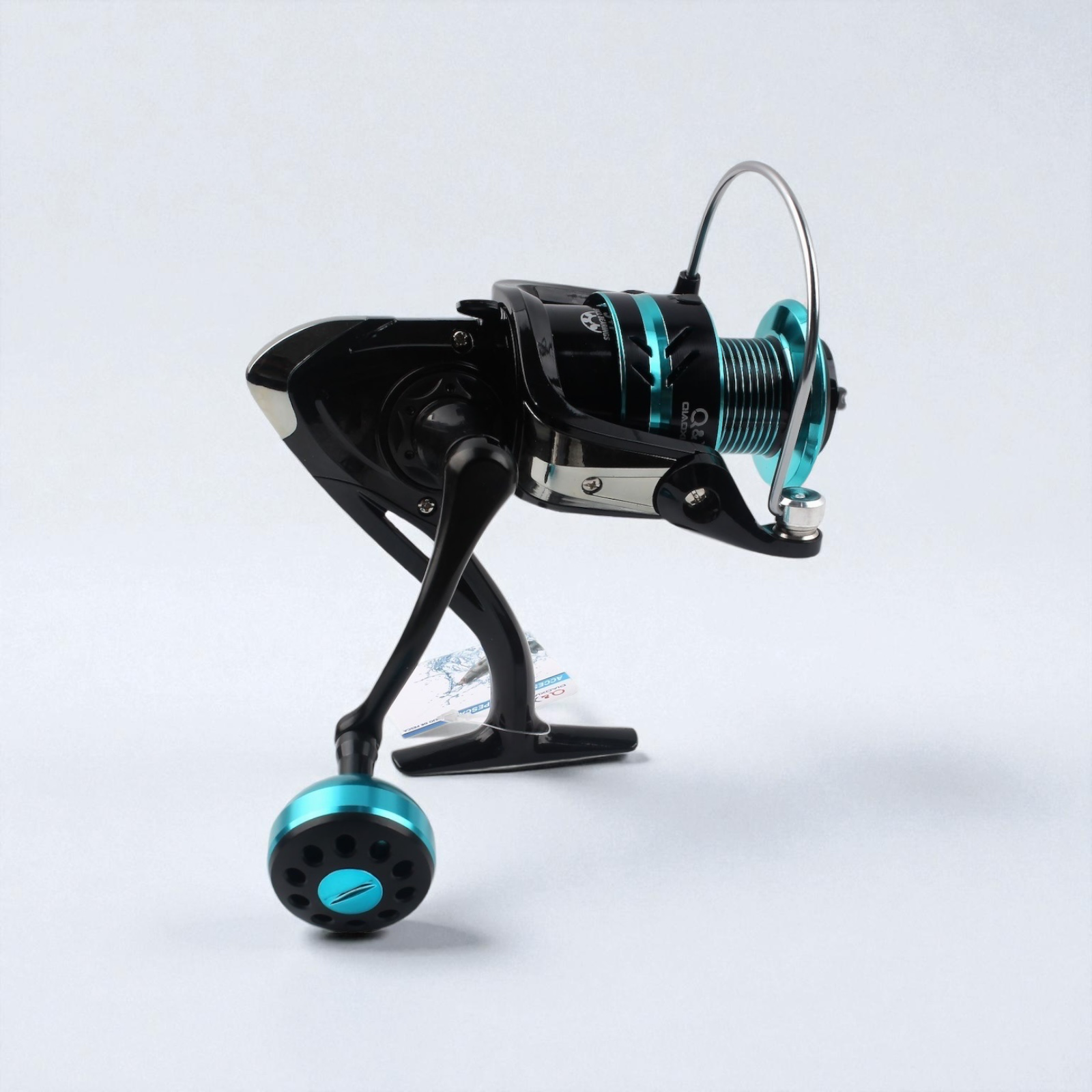 Carrete de Pesca Metálico HE2000 (Agua Dulce / Manivela Metálica Redonda) | Qiaoxiang