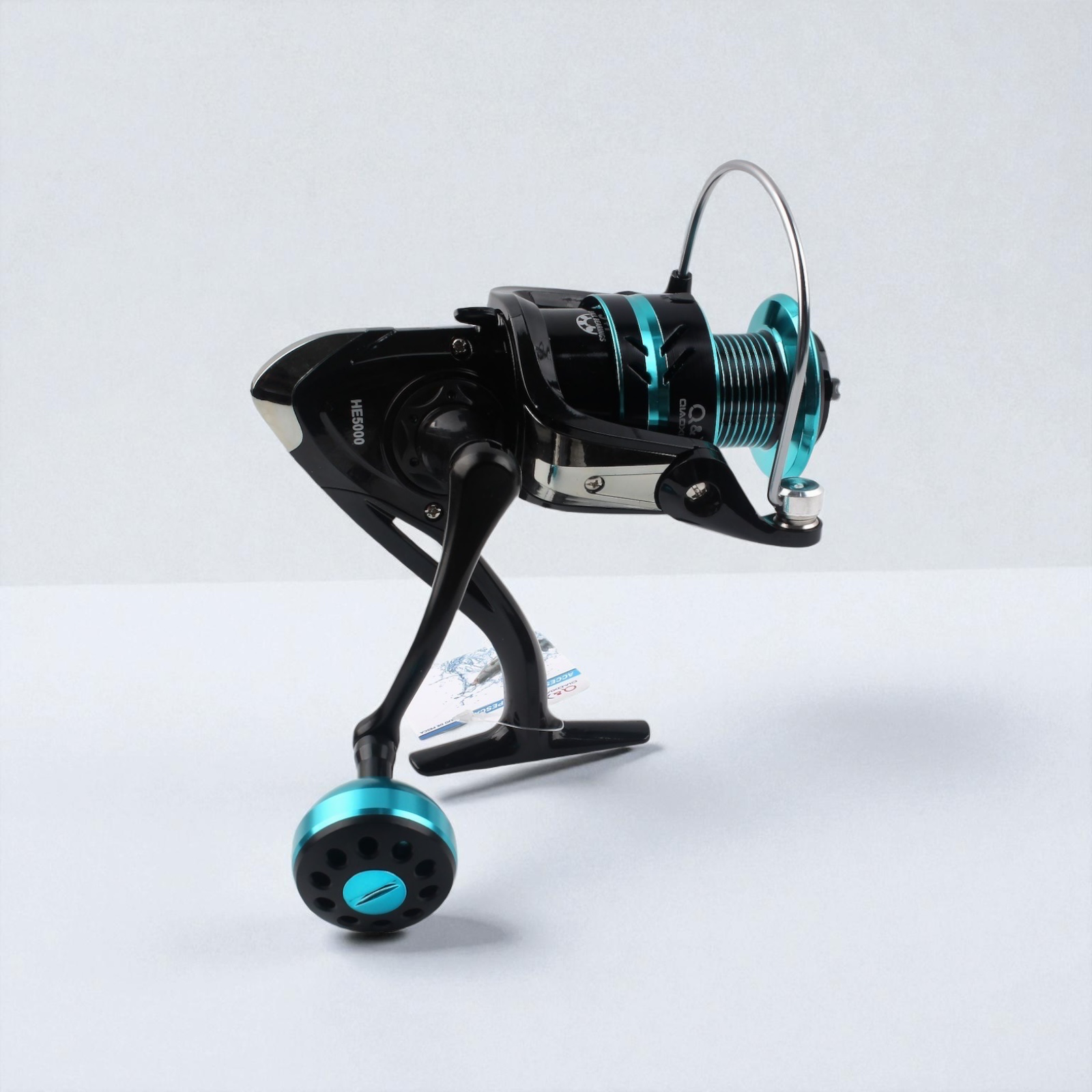 Carrete de Pesca Metálico HE5000 (Agua Dulce / Manivela Metálica Redonda) | Qiaoxiang