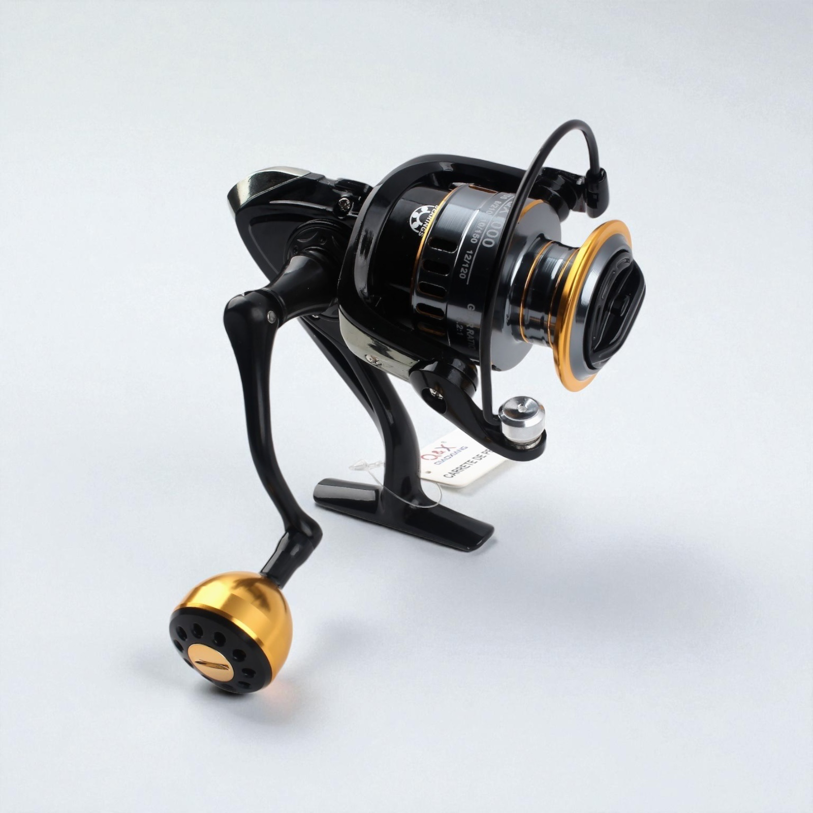 Carrete de Pesca Metálico QX3000 (Versión Estándar / Manivela Plástica Redonda) | Qiaoxiang