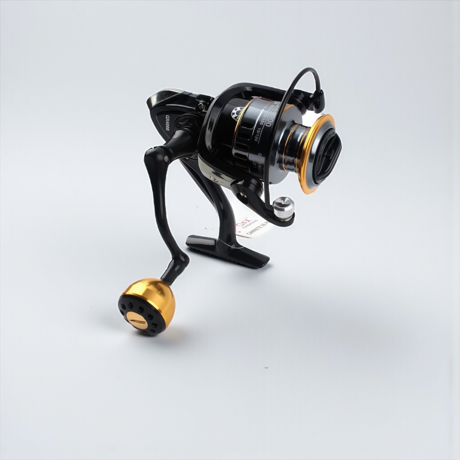 Carrete de Pesca Metálico QX4000 (Versión Estándar / Manivela Plástica Redonda) | Qiaoxiang