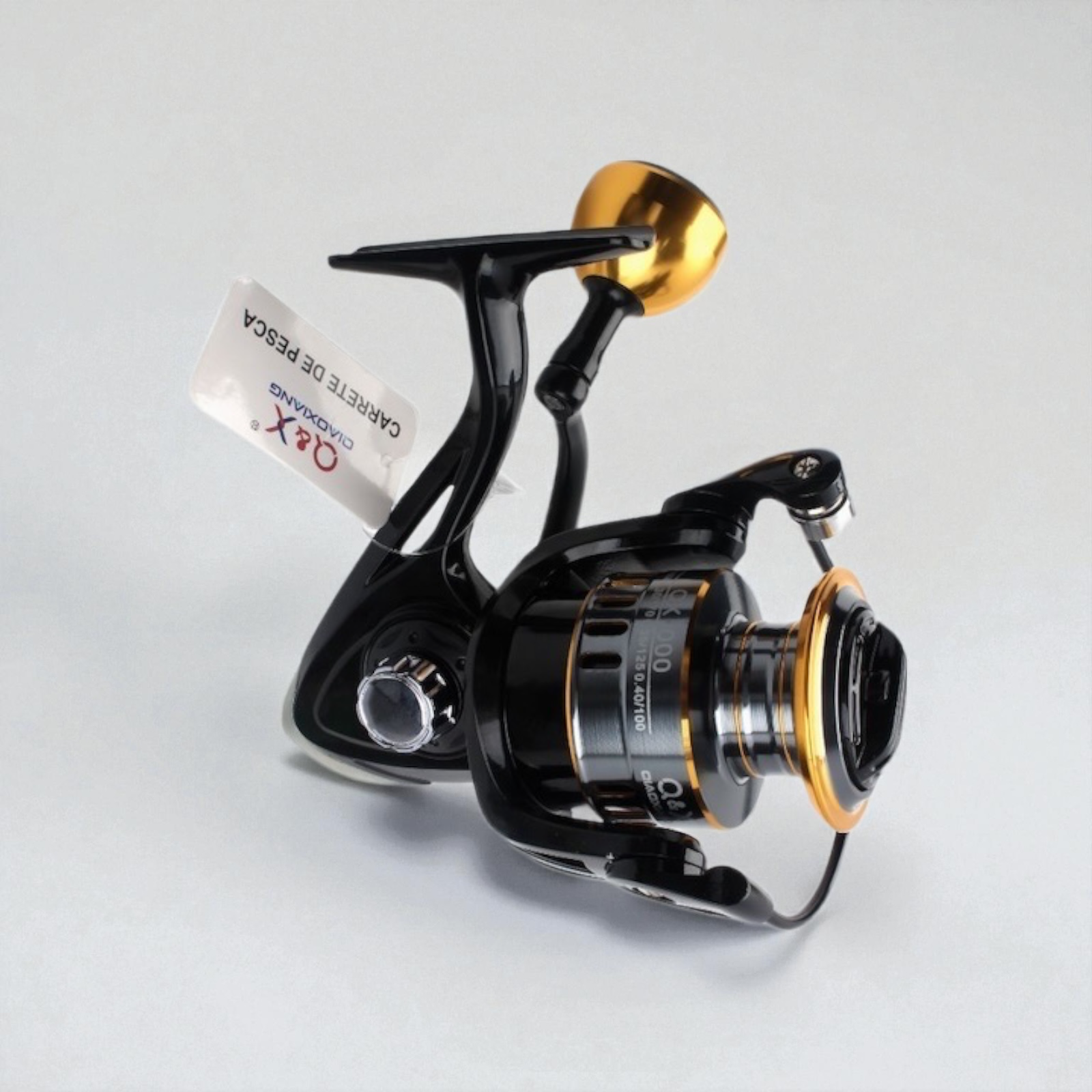 Carrete de Pesca Metálico QX5000 (Versión Estándar / Manivela Plástica Redonda) | Qiaoxiang