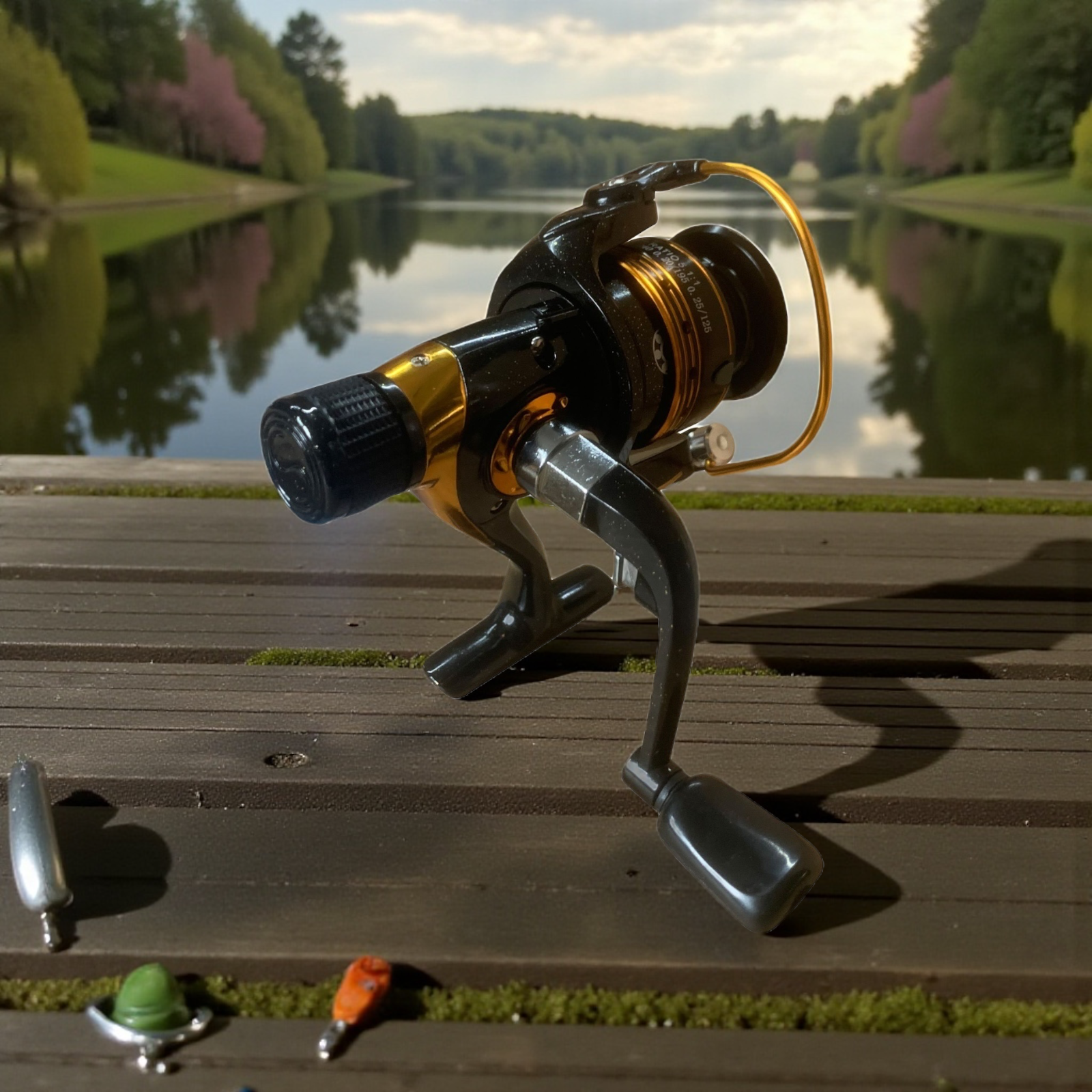 Carrete de Pesca Metálico UCF2000 con Freno Trasero | Qiaoxiang