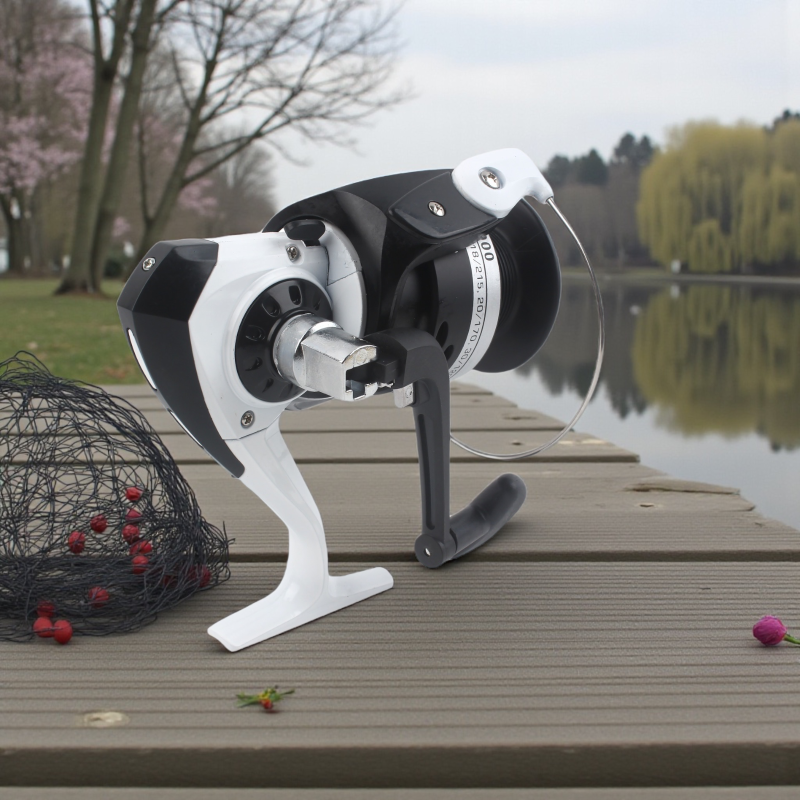 Carrete de Pesca Plástico Cromado YB4000 | Qiaoxiang