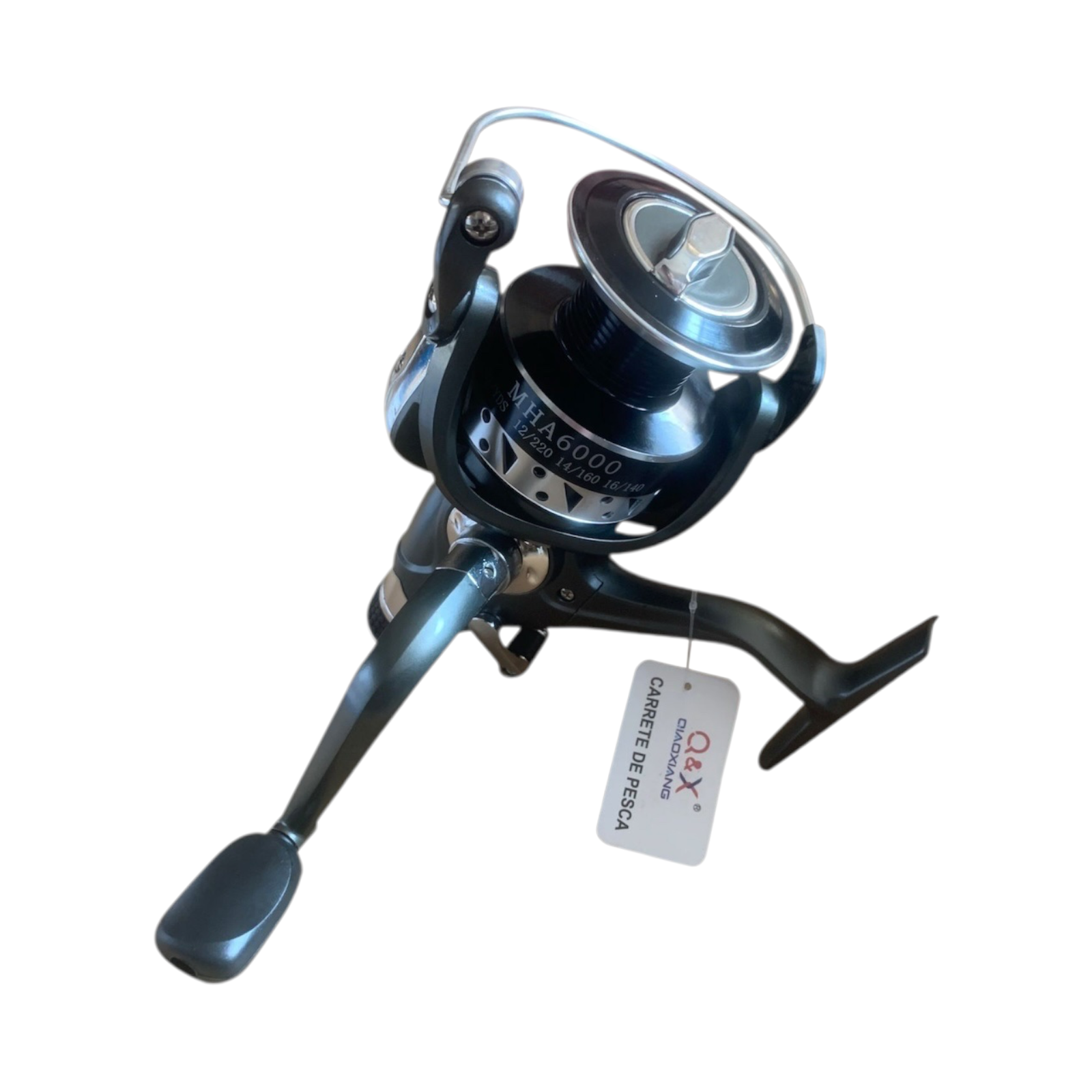 Carrete de Pesca Metálico MHA3000 con Freno Trasero | Qiaoxiang