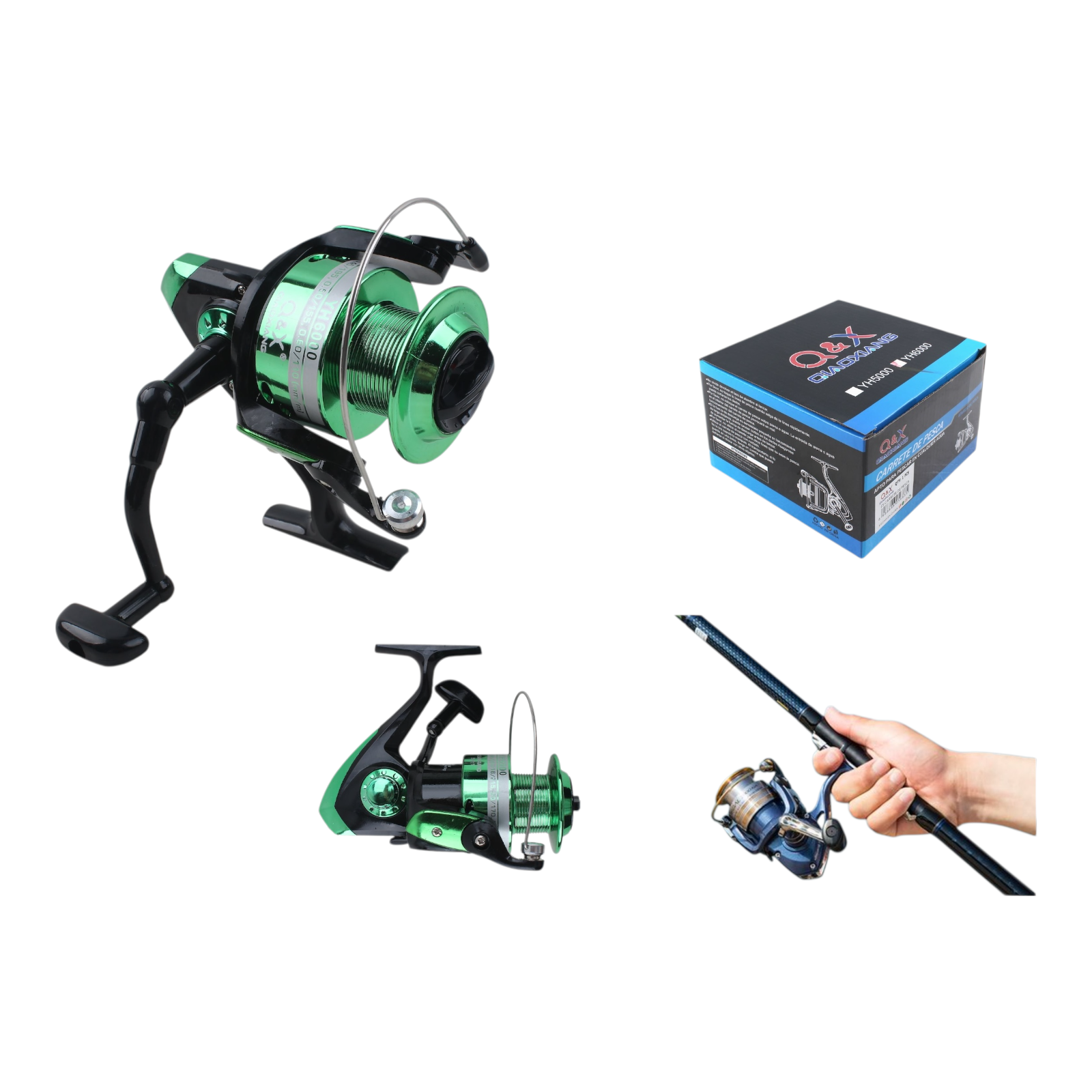 Carrete de Pesca Plástico YH6000 | Qiaoxiang