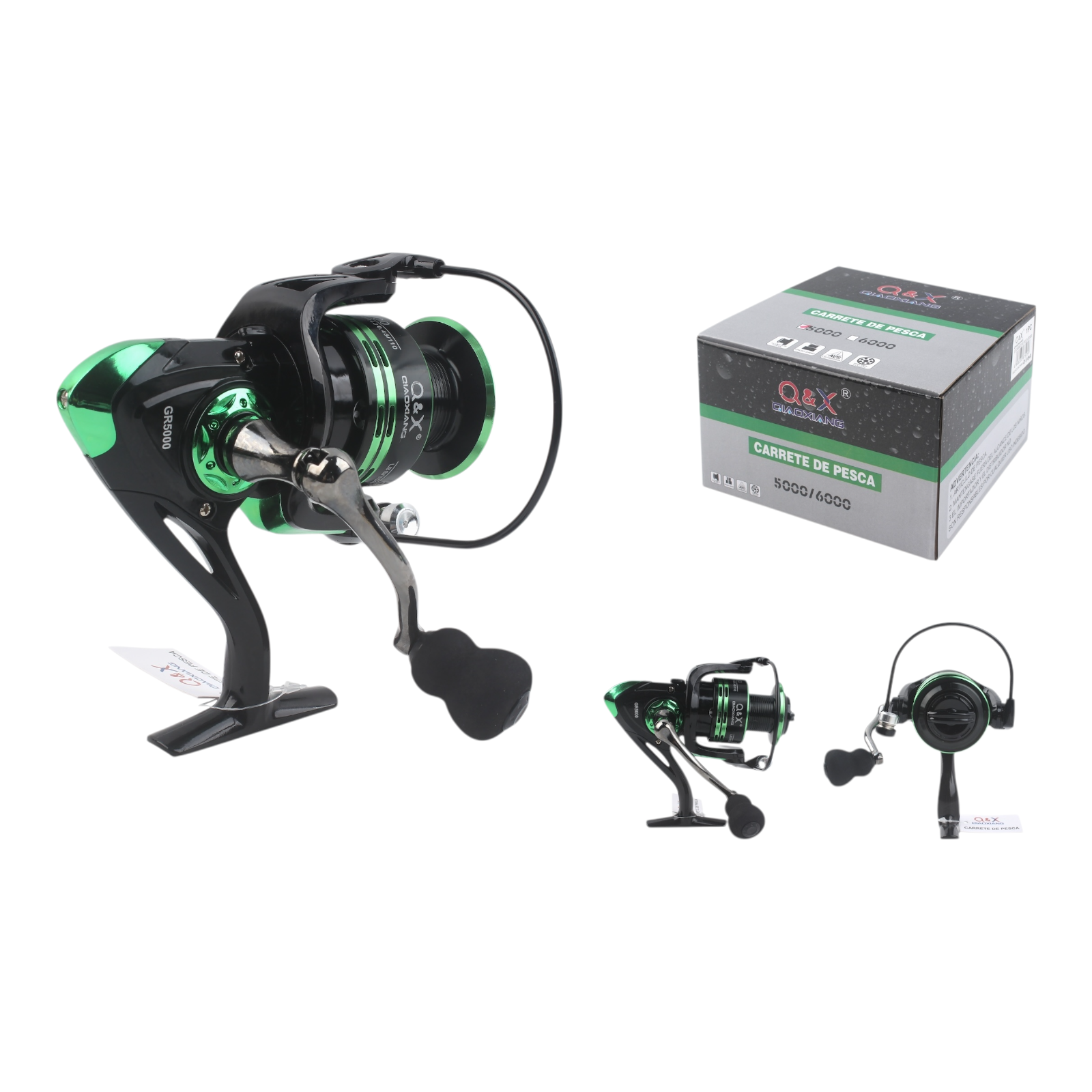 Carrete de Pesca Metálico GR6000 | Qiaoxiang