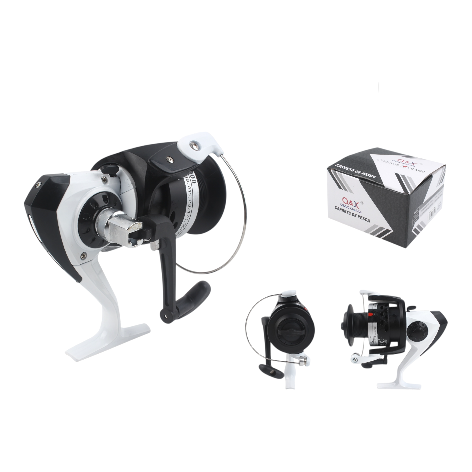 Carrete de Pesca Plástico Cromado YB4000 | Qiaoxiang