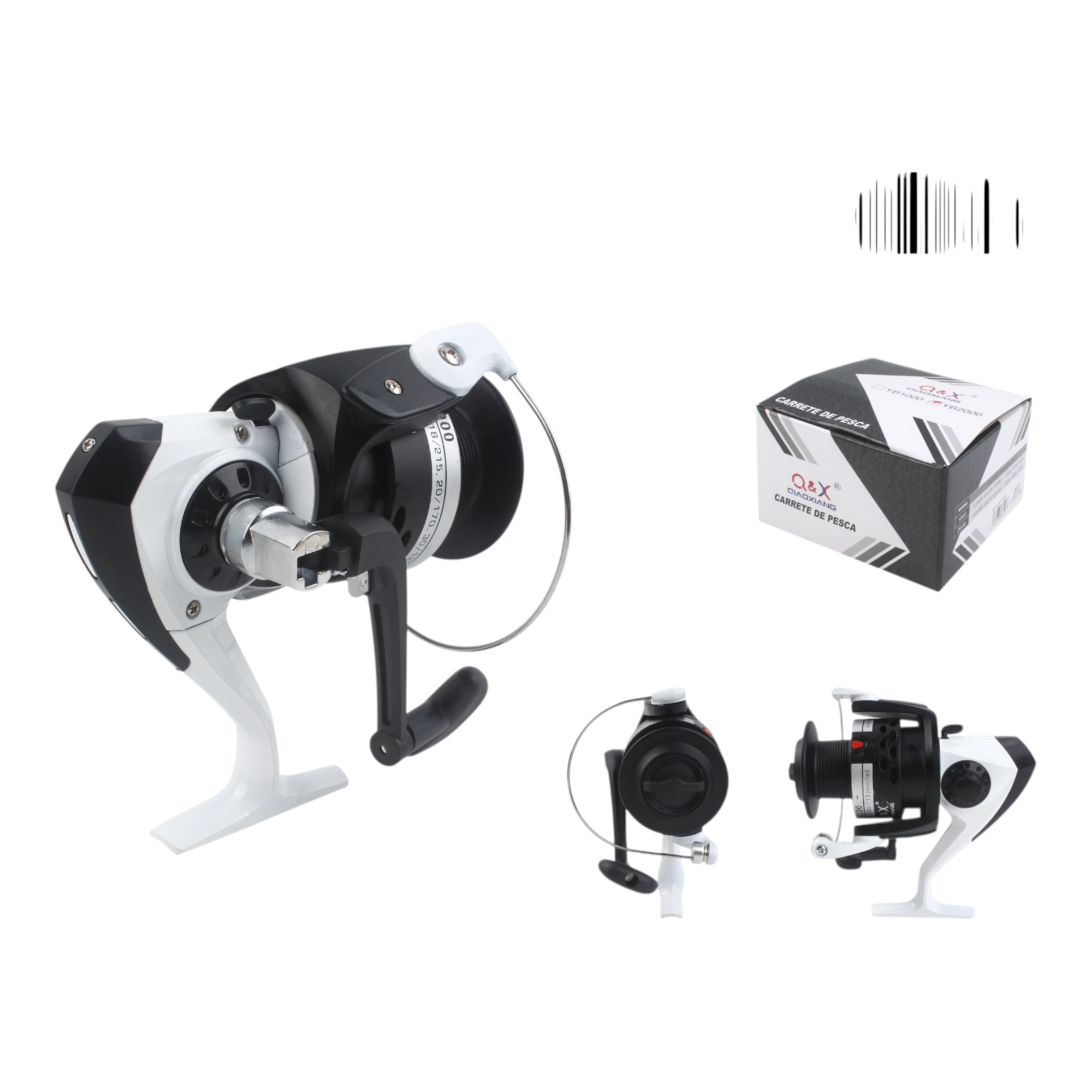 Carrete de Pesca Plástico Cromado YB5000 | Qiaoxiang