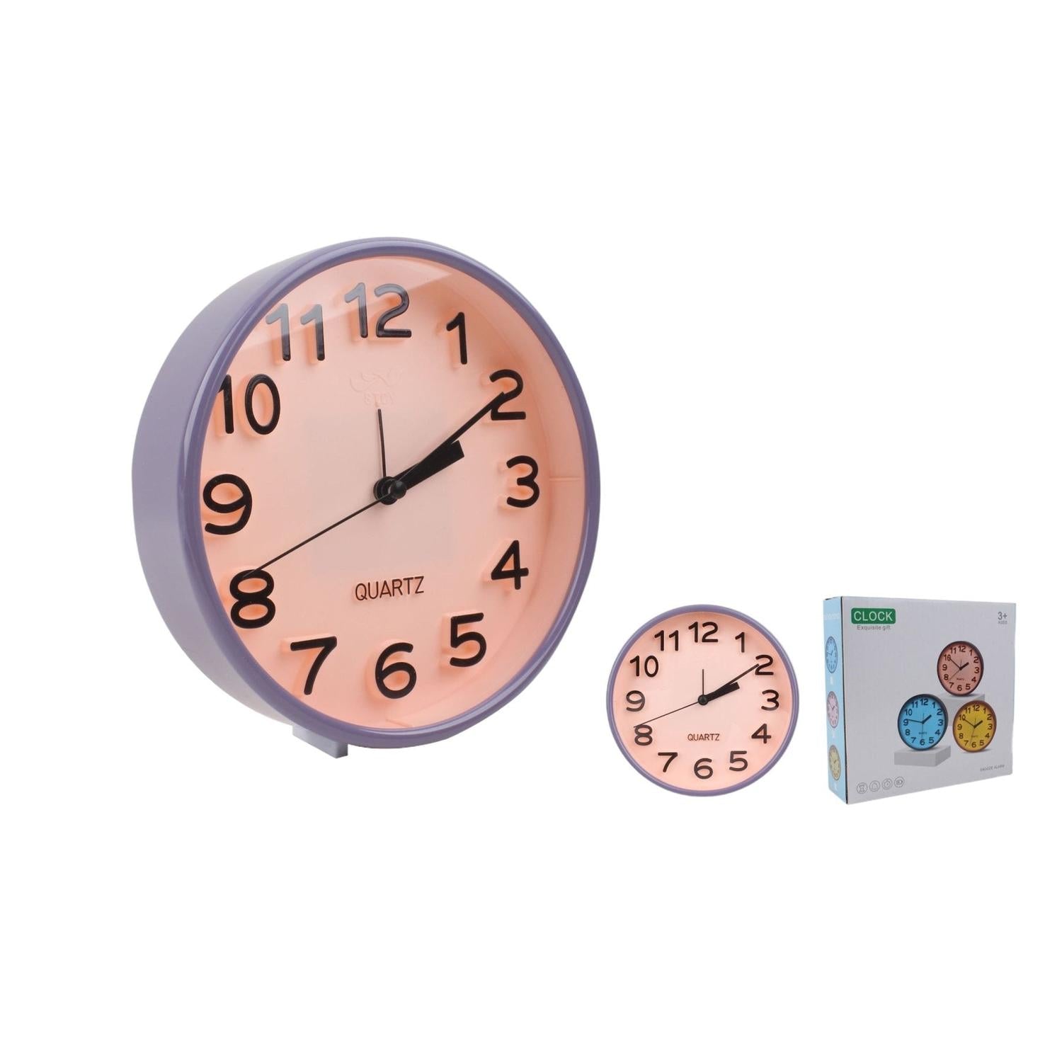 Reloj Despertador De Forma Circular