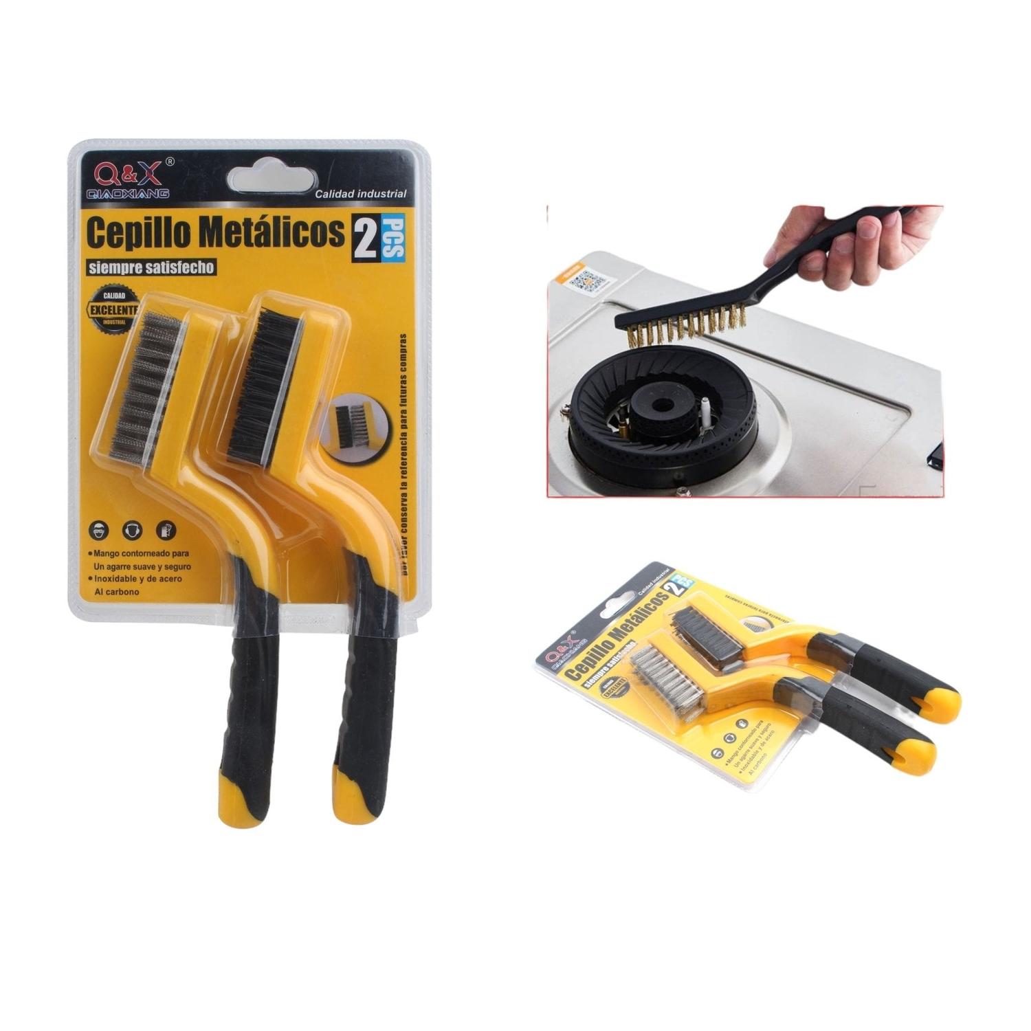 2 Uds Mango De Pl¨¢stico 3*10 Cepillo De Alambre