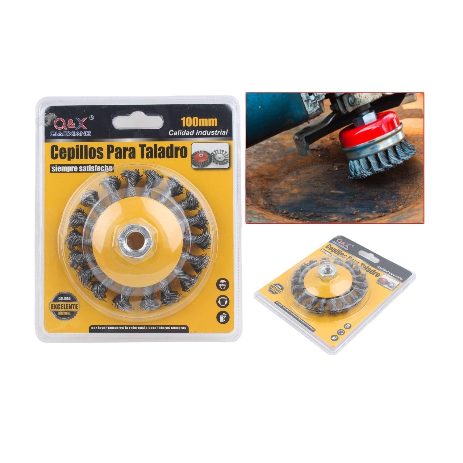 1 Cepillo De Disco De Alambre De 100 Mm.