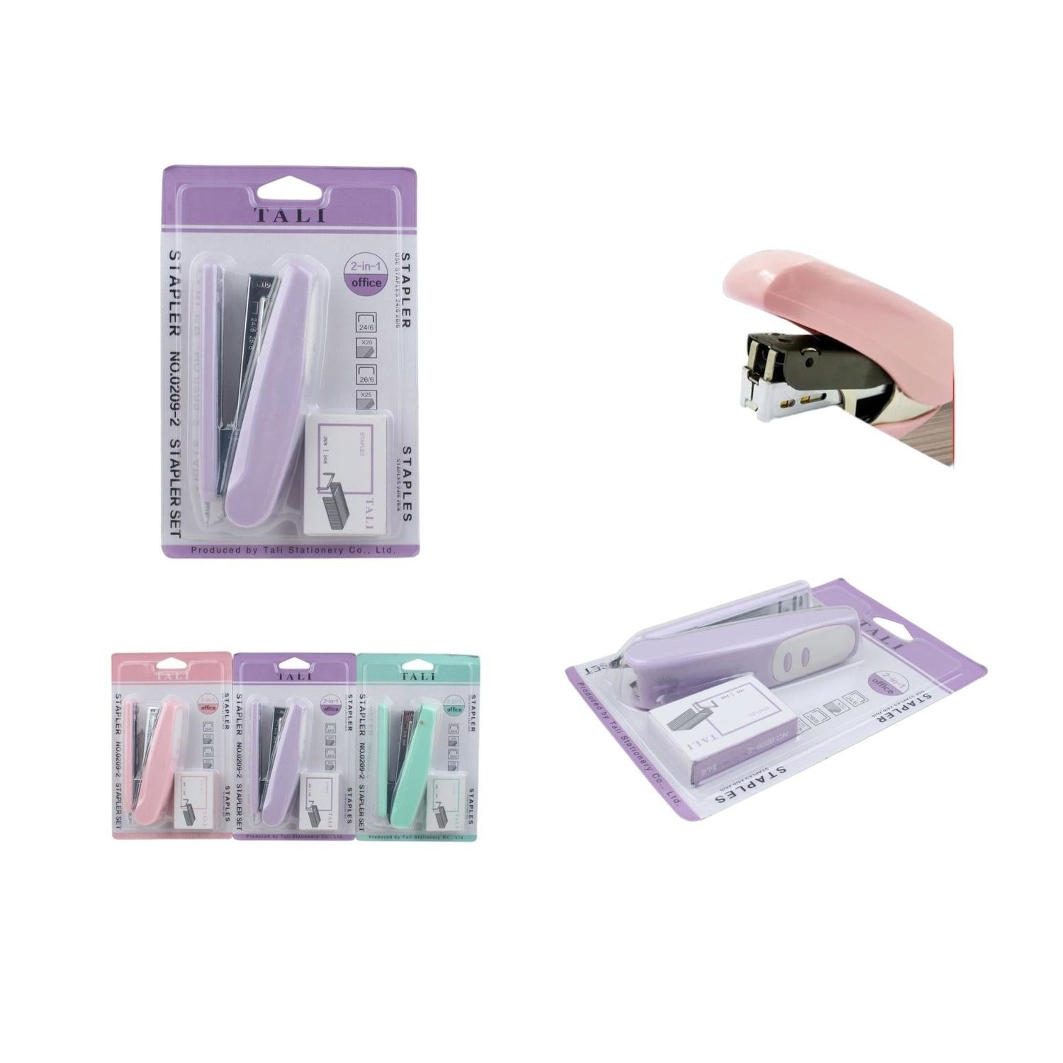 Set de Grapadora + Caja de Grapas