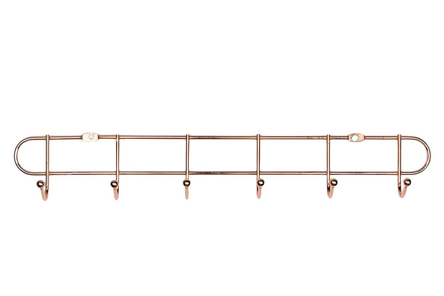Perchero de Bronce de 6 perchos