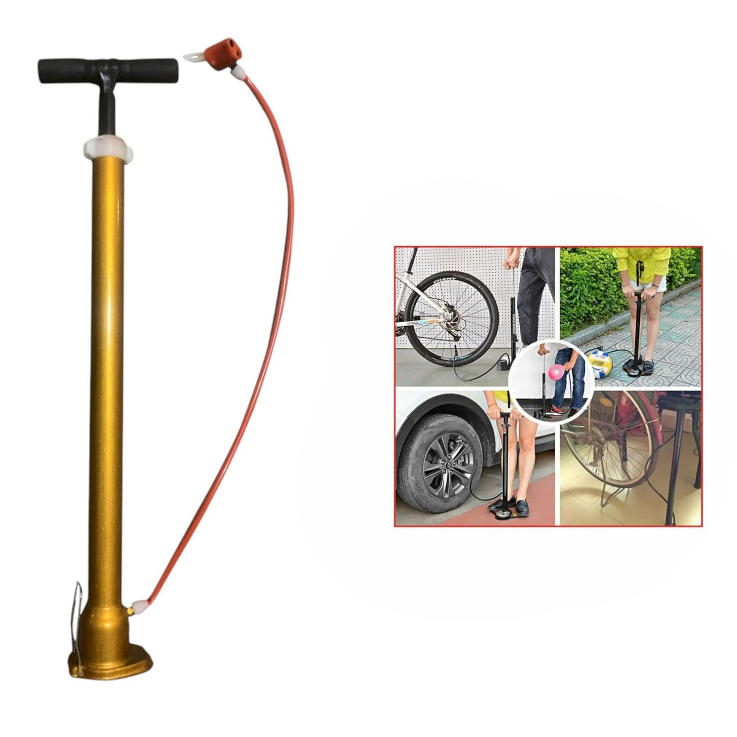 Bomba de aire 67*3.8 cm  larga 38 integrada