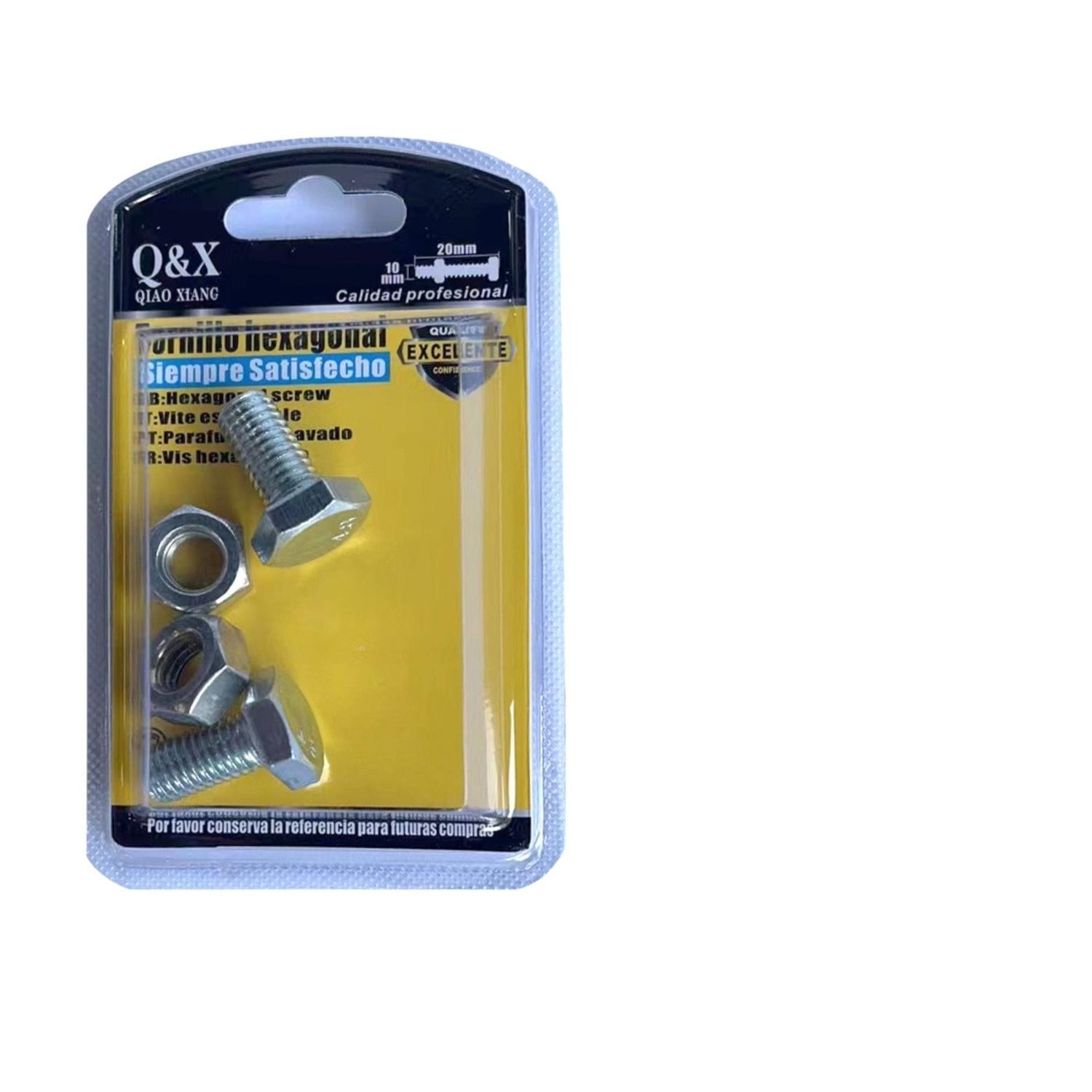 Perno Hexagonal 10*20 + Tuerca M10