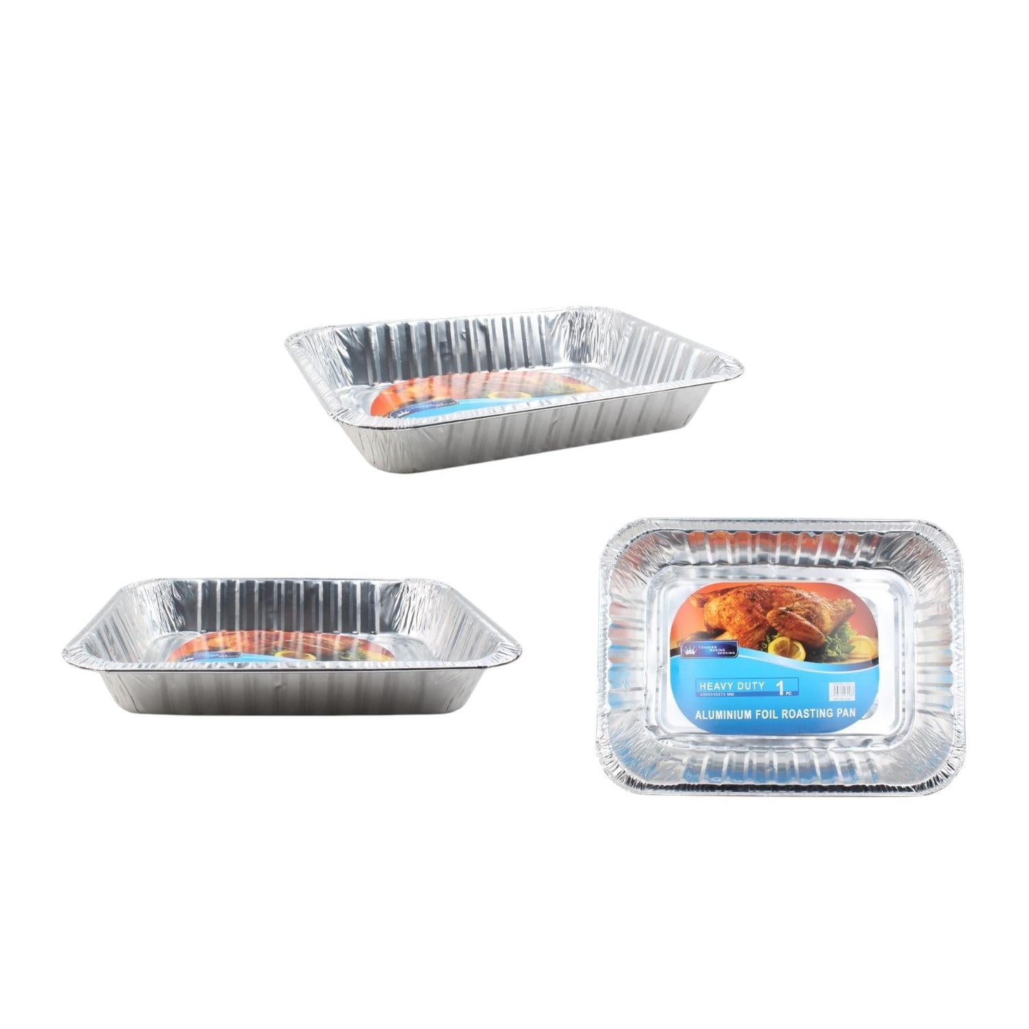 Bandeja De Papel De Aluminio De 430*315*75Mm 1Pk/Papel De Color