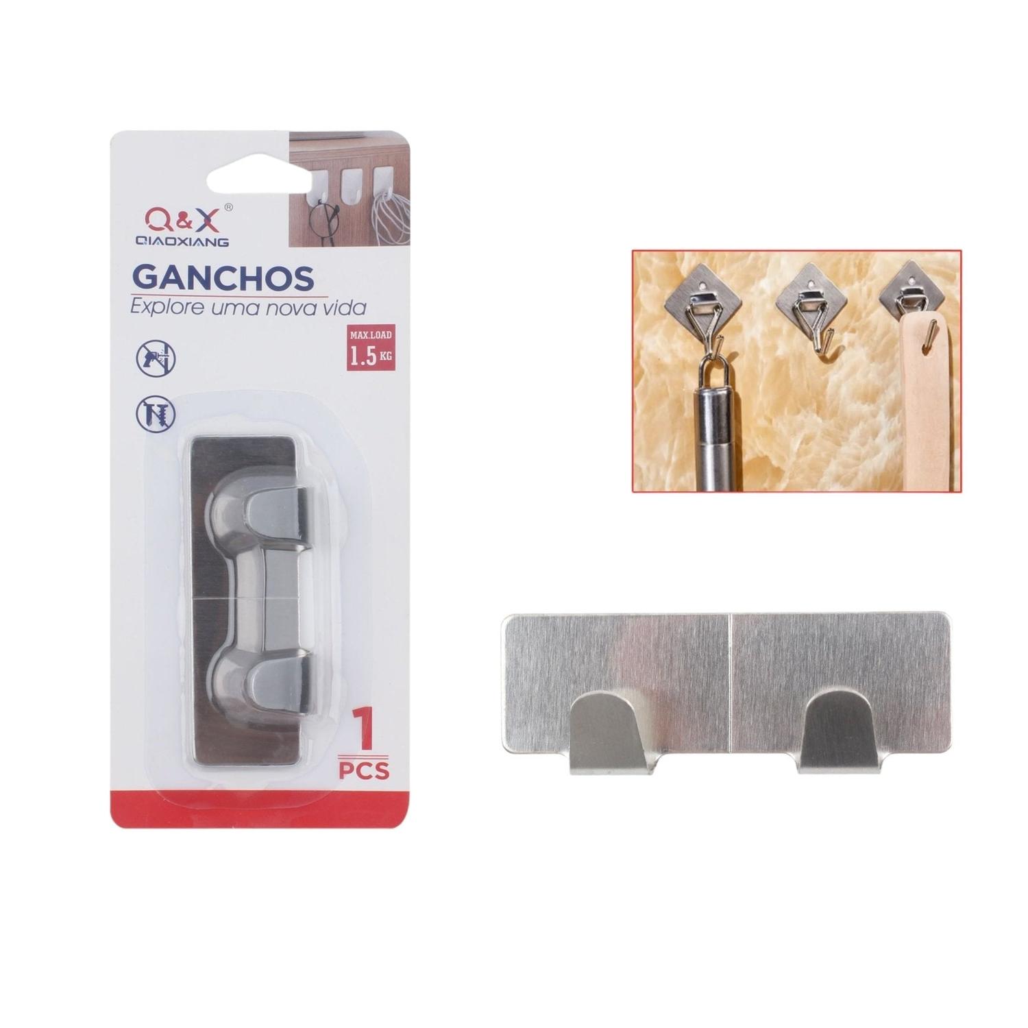 S-10440-N Gancho Adhesivo De Acero Inoxidable