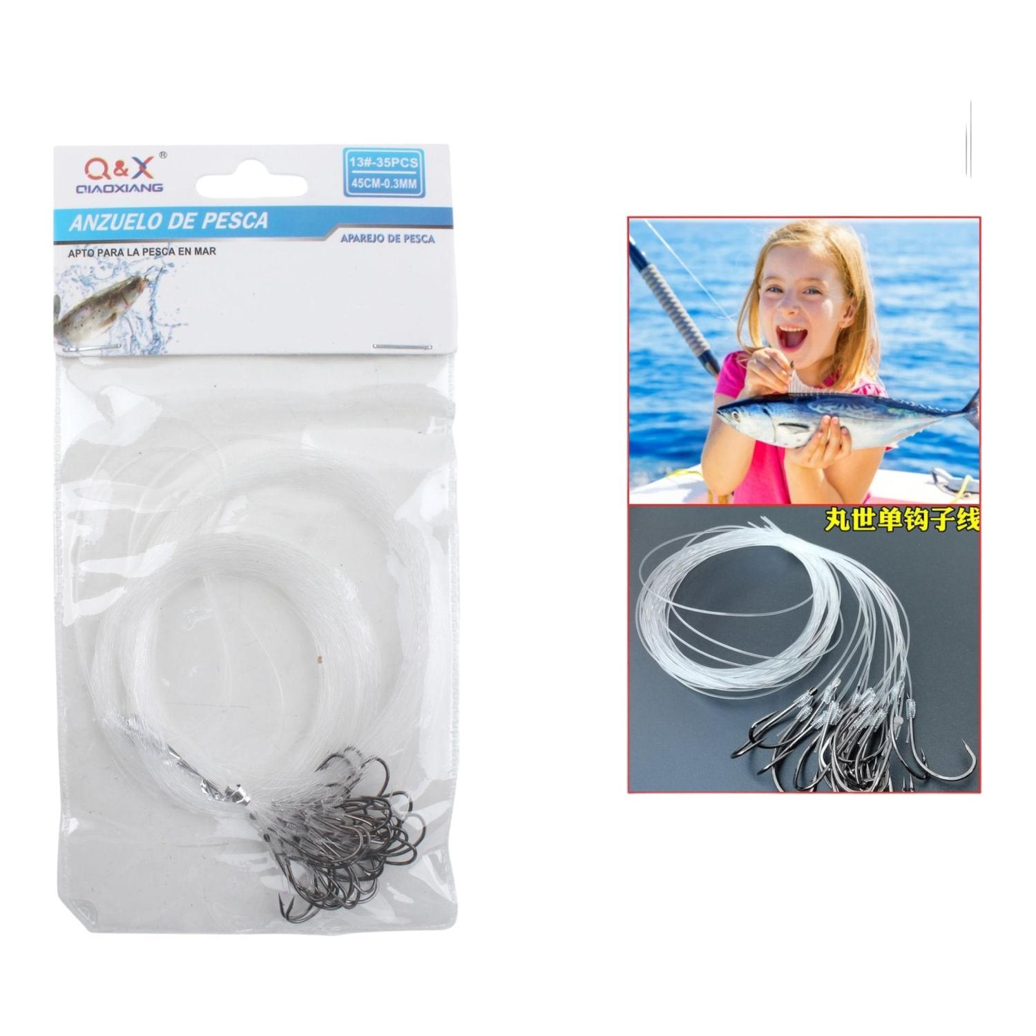 Con Hilo Gancho Maruse 13#-35 Gancho, 45Cm-0.35Mm