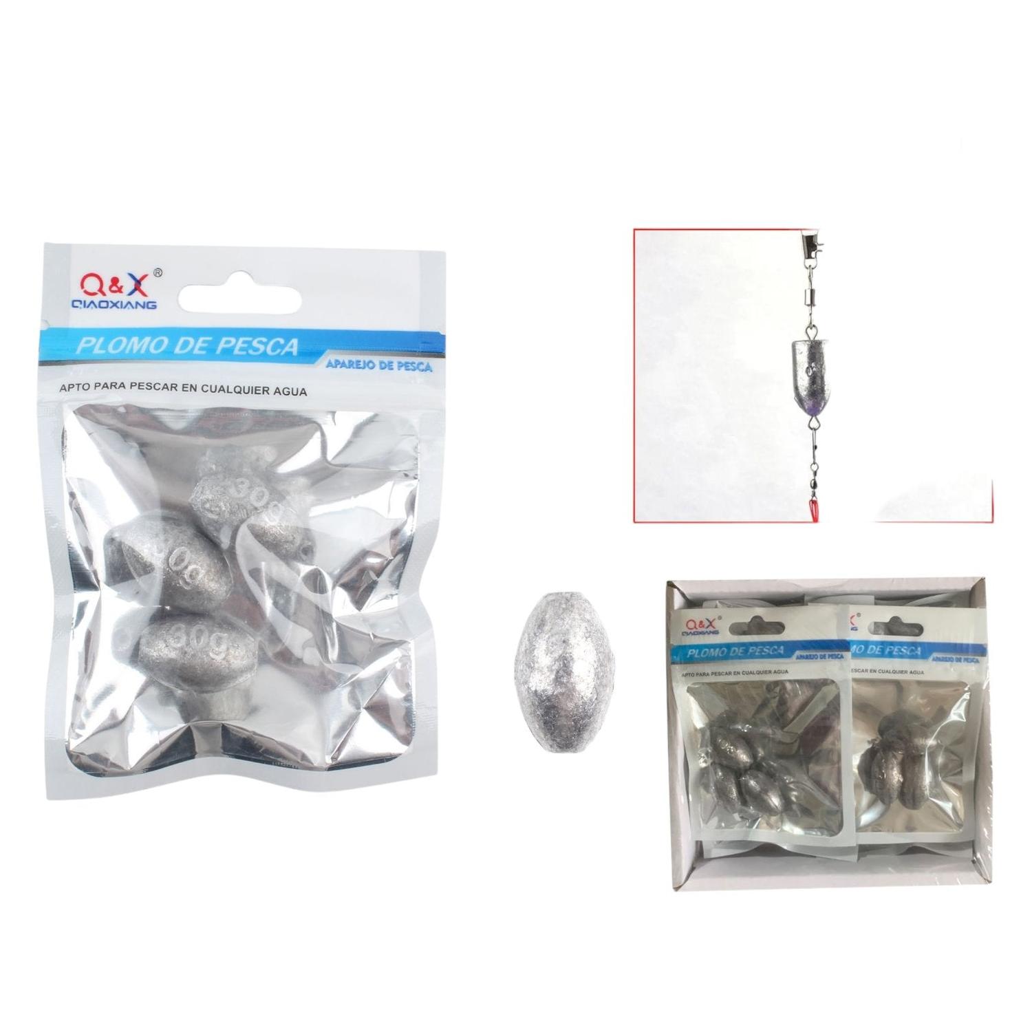 Colgante De Plomo Oliva 30G 3Pcs