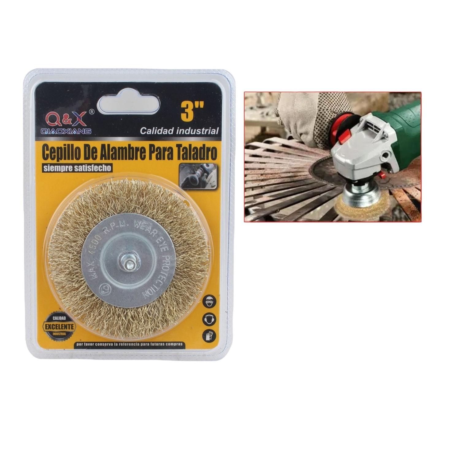 Cepillo De Alambre Curvo Plano De 3Pulgada